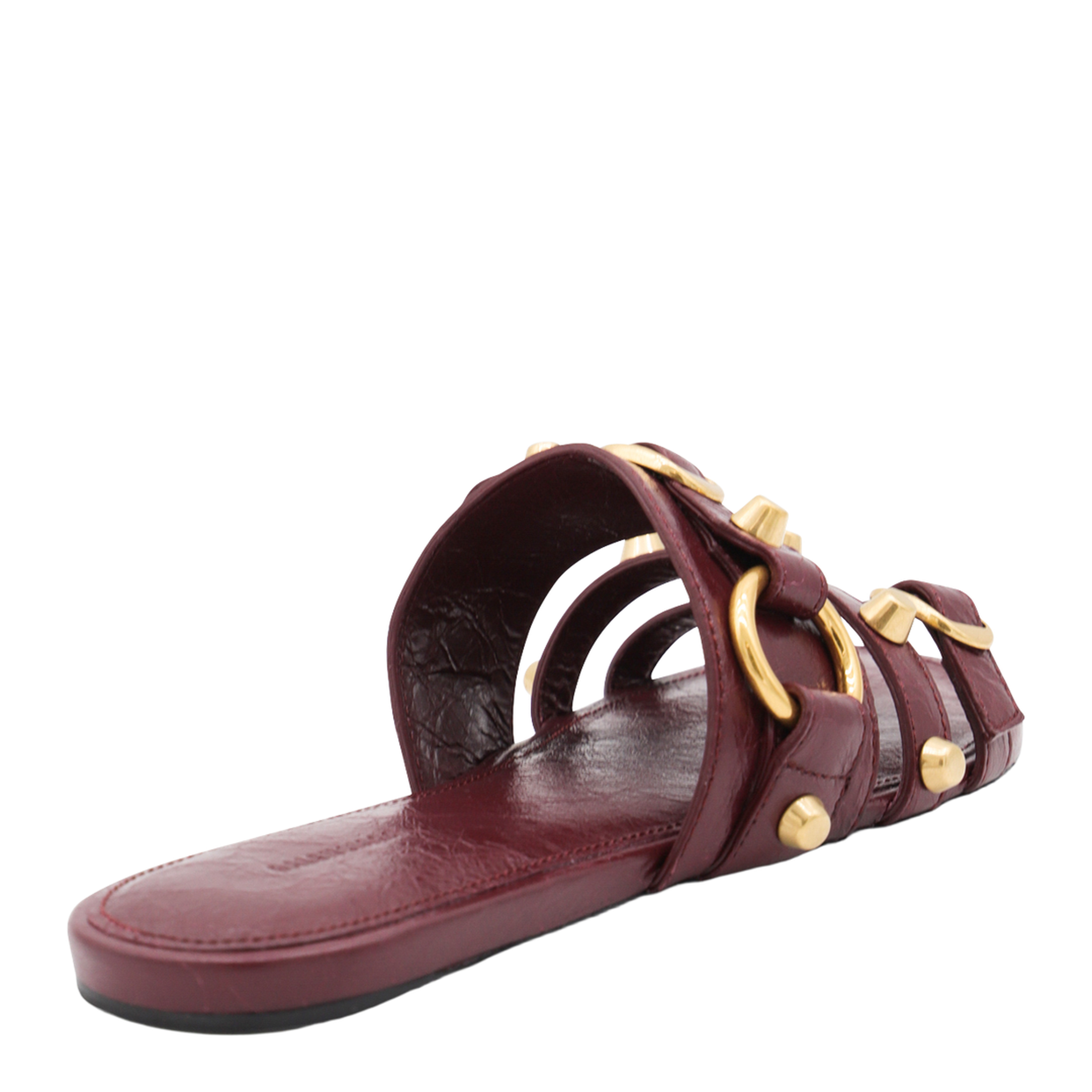 MAYFEYR - Balenciaga - Grape Leather City Slippers - 834692WAD4Y6089