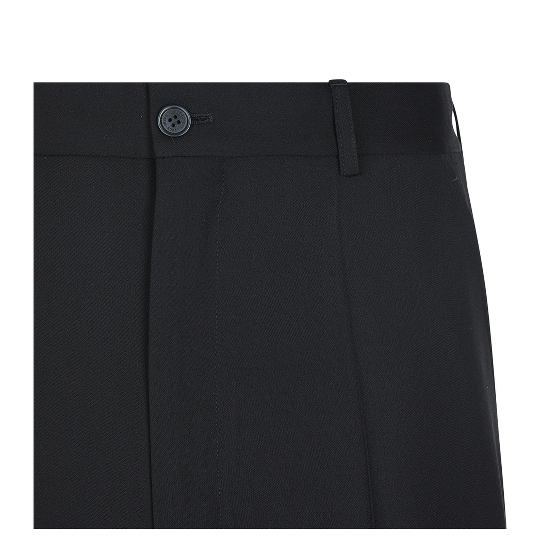 Wool Blend Tailored Pants