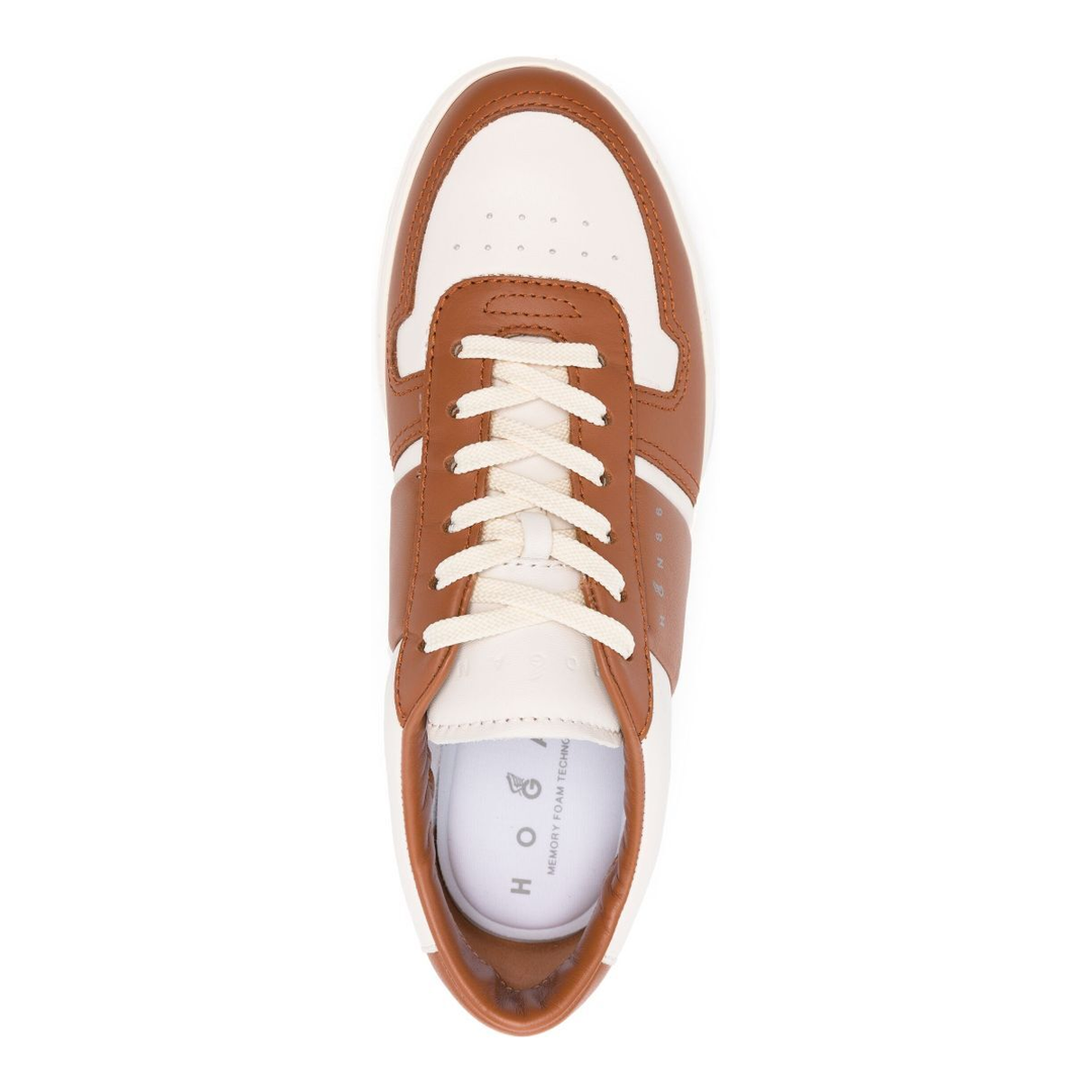 MAYFEYR - Hogan - H-Tv Two-Tone Nappa Sneakers - HXM6680FL30QZB