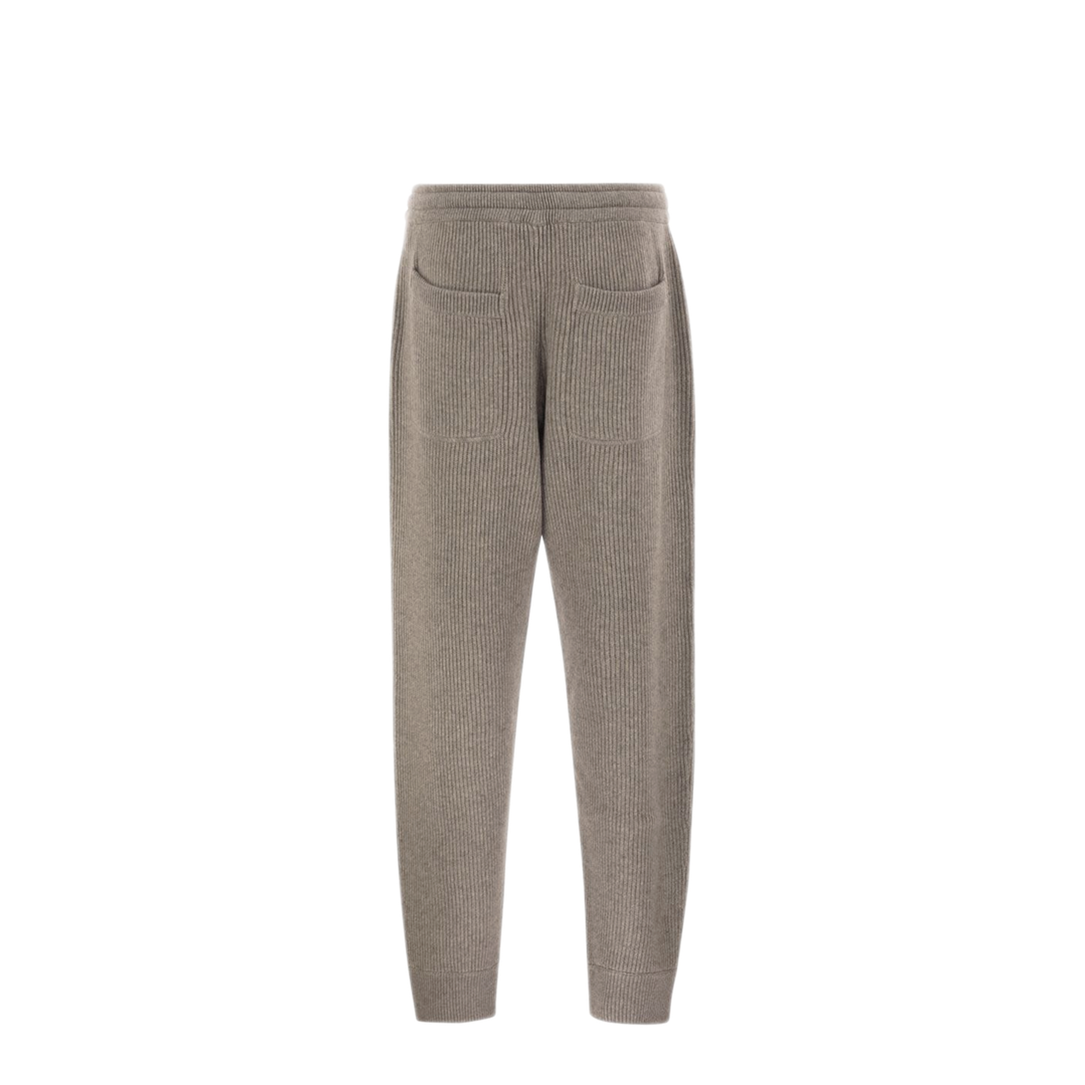 MAYFEYR - Brunello Cucinelli - Cashmere Rib Knit Joggers With Drawstring - M22704849GC9756