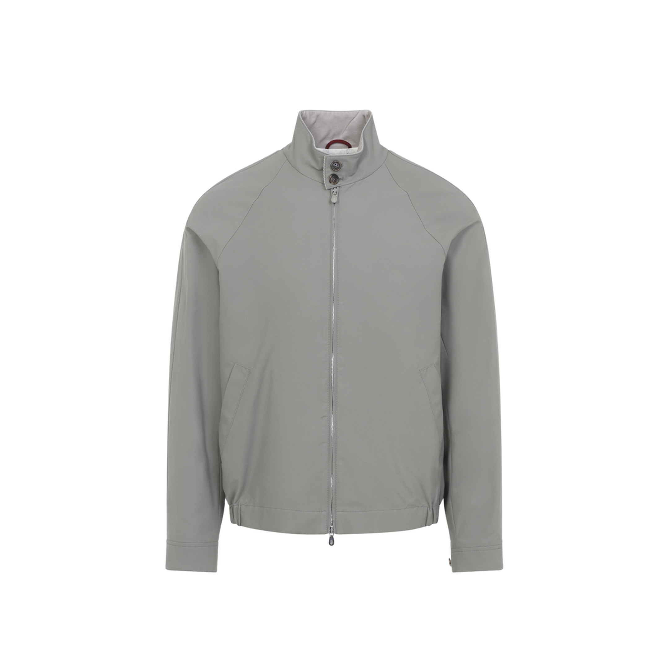 Technical Cotton Full-Zip Jacket