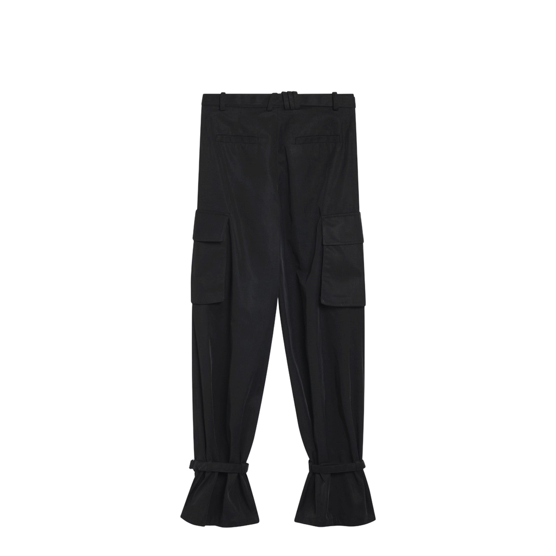 MAYFEYR - The Attico - Black Nylon Trousers - 260WCP00283PLL001A100