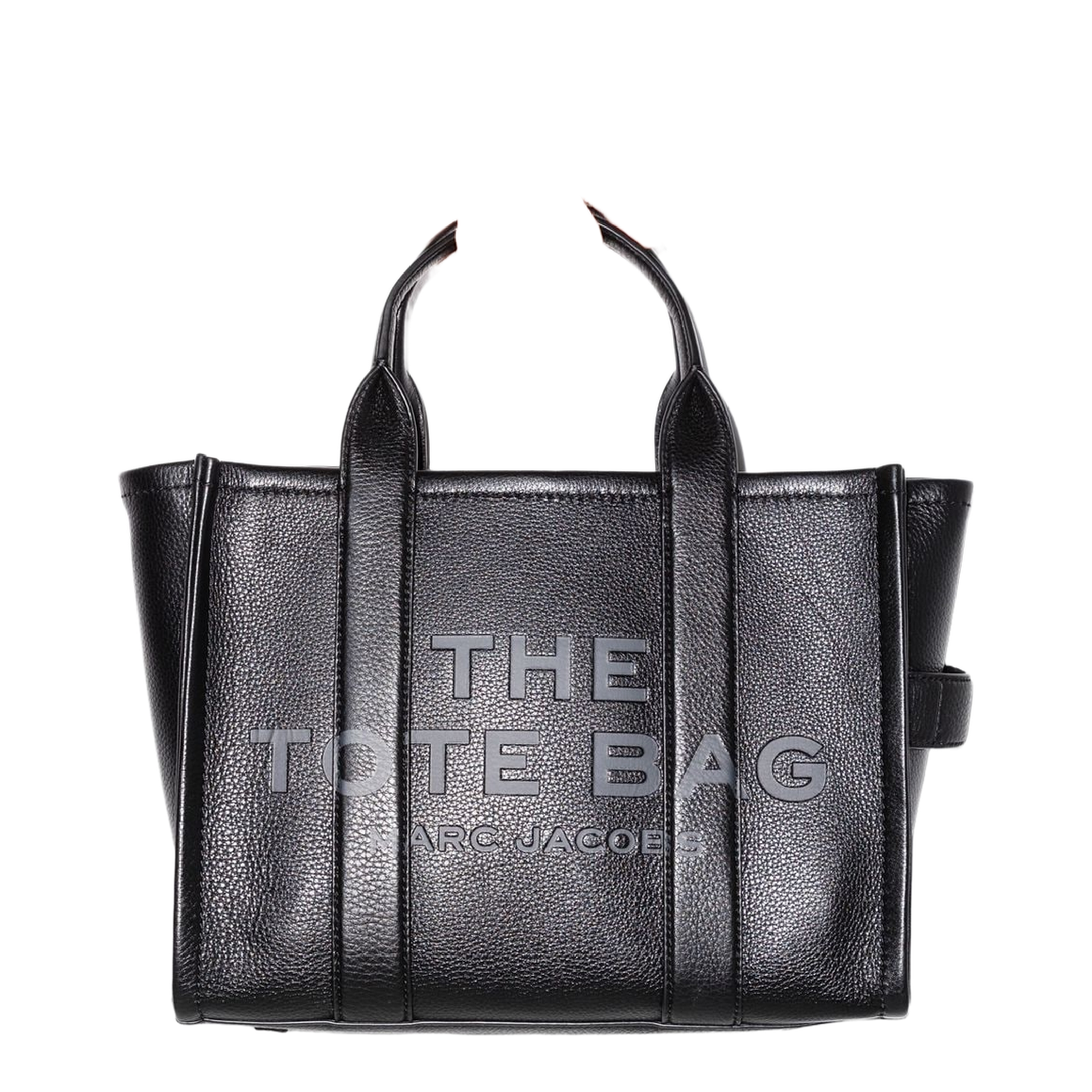 Medium Tote Bag In Black Leather