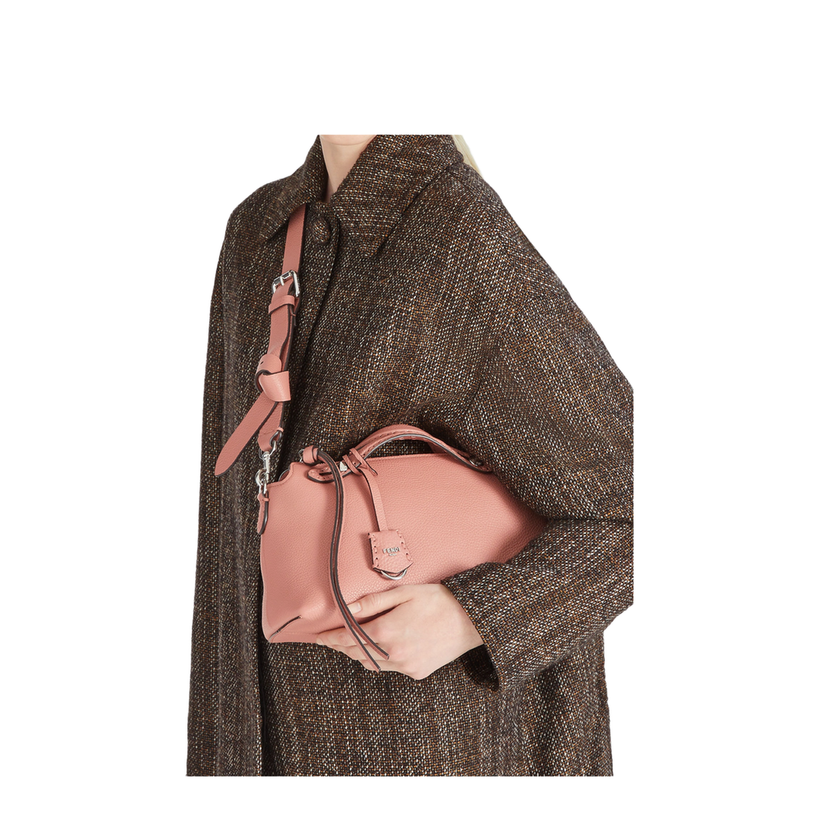 By The Way Selleria Medium Cuoio Romano Leather Pink
