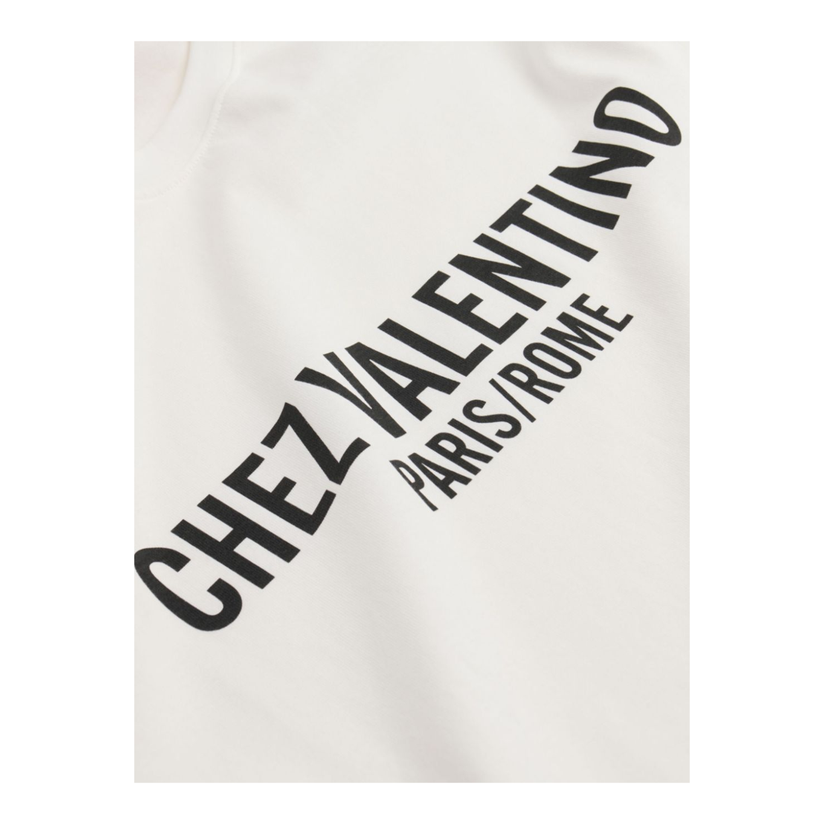 Chez Valentino-Print T-shirt