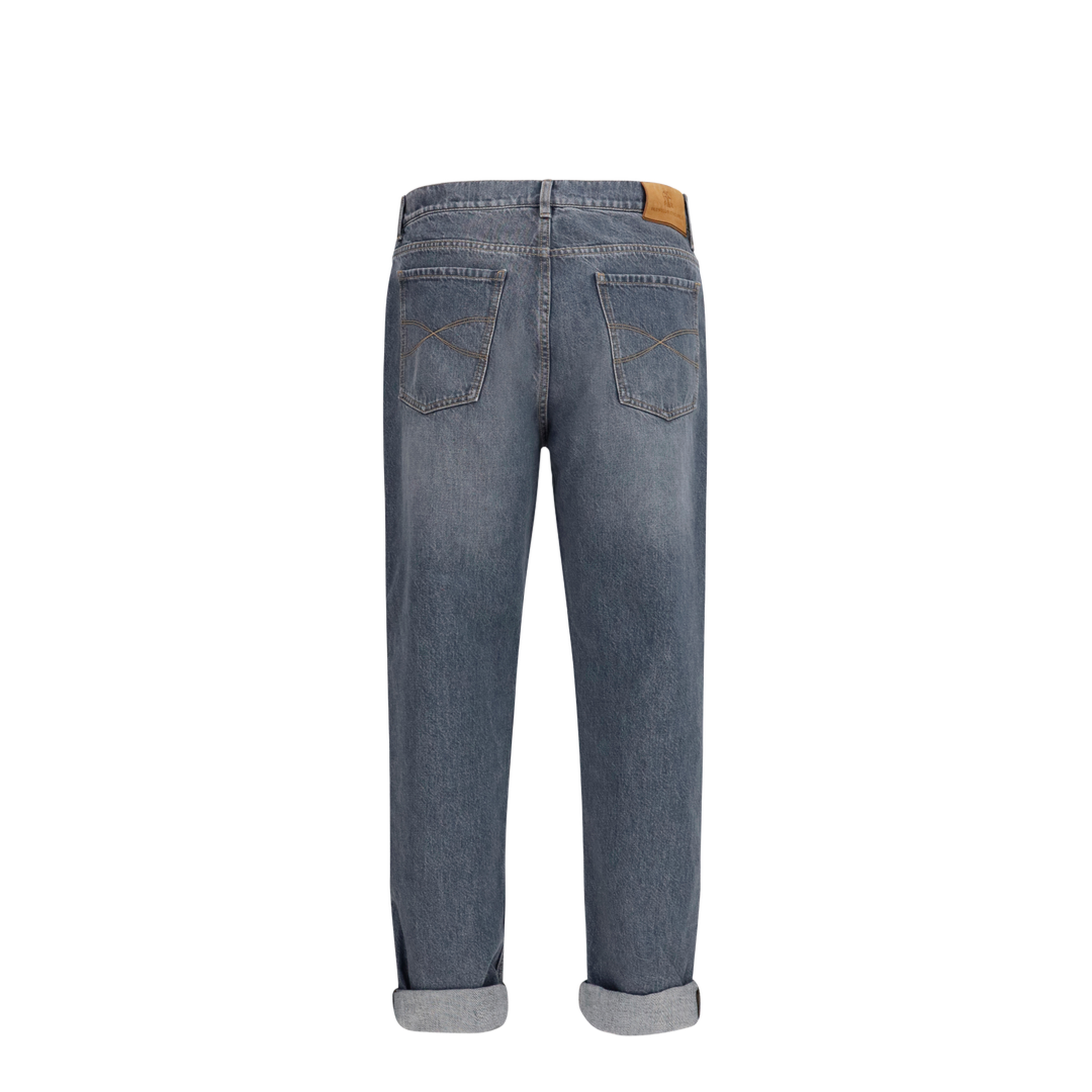 MAYFEYR - Brunello Cucinelli - Straight-Leg Turn-Up Jeans - M229PO2090