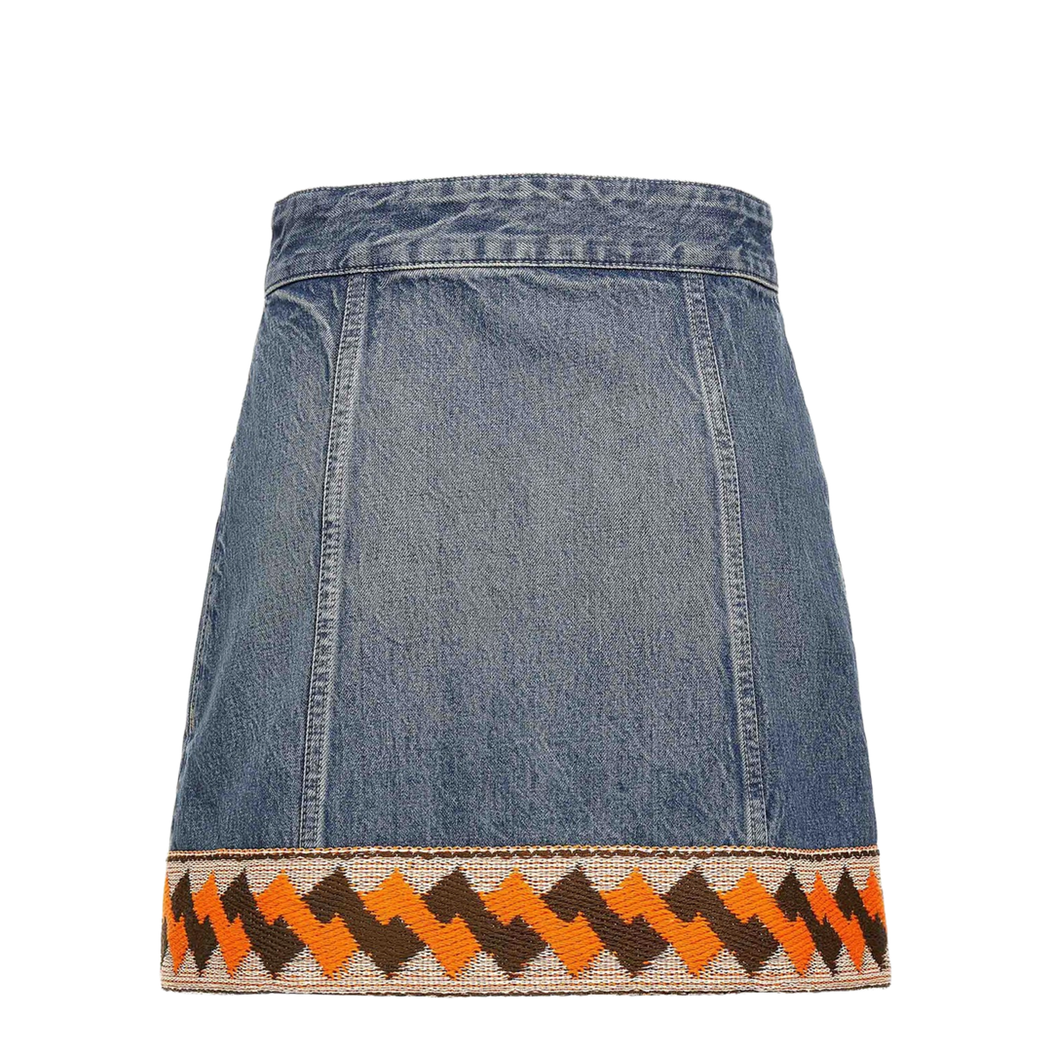 Trimming Skirt Denim
