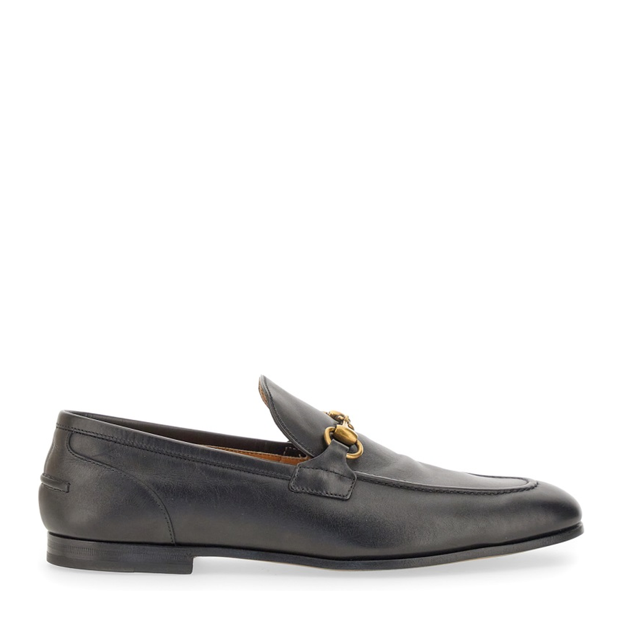 Black Leather Jordaan Loafer