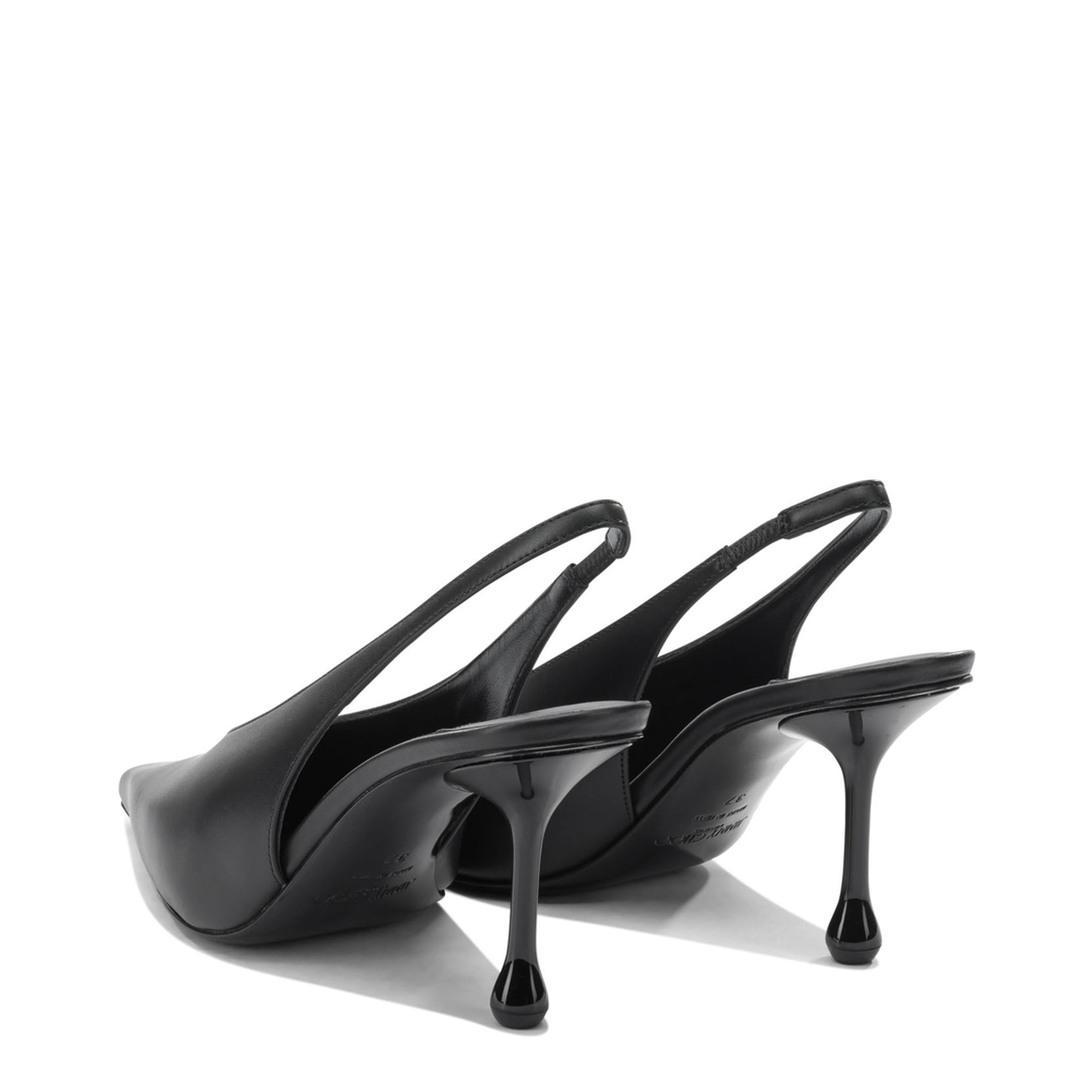 MAYFEYR - Jimmy Choo - "Isa 80" Slingback - ISA80CLFBLACK