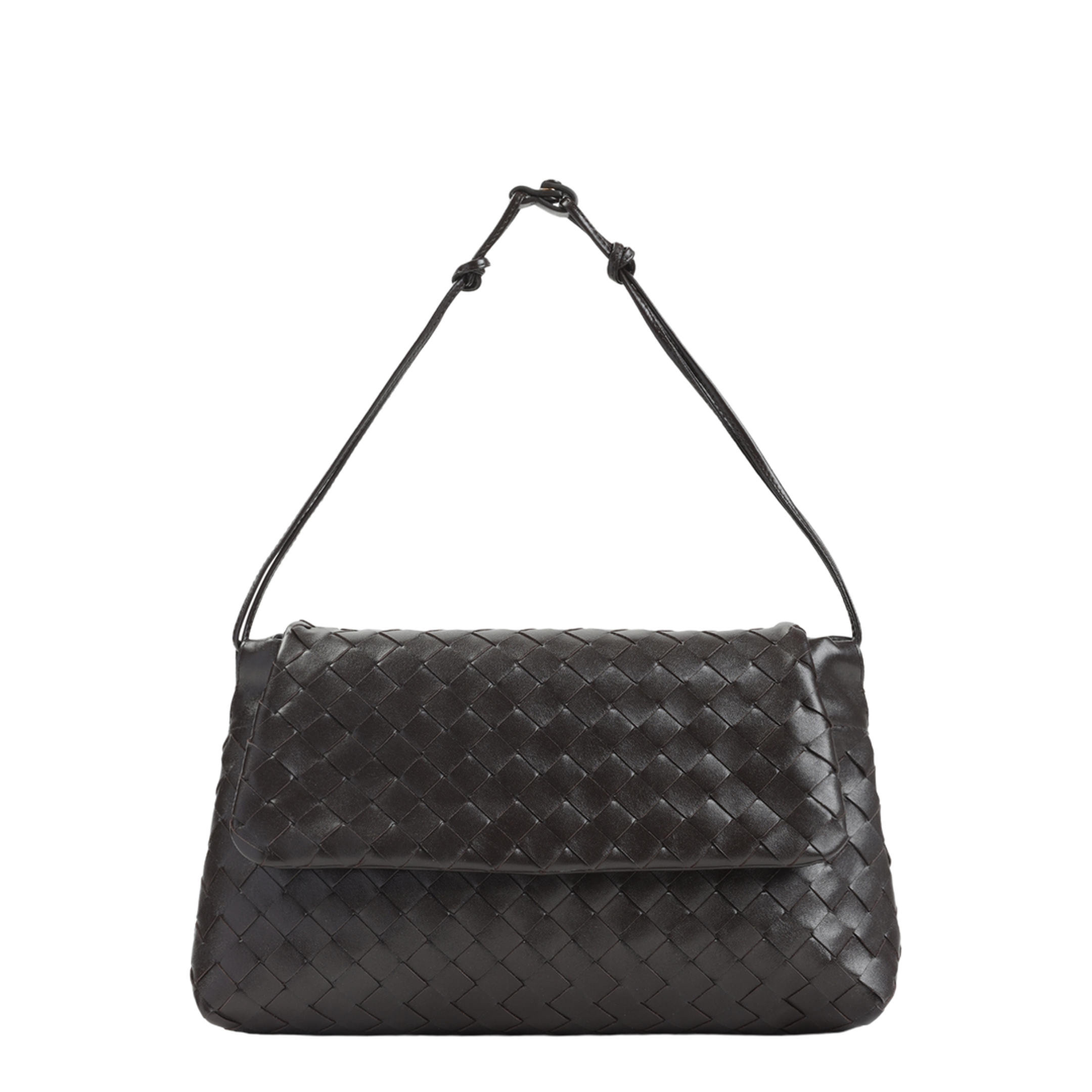 Dustbag Clutch Leather Brown