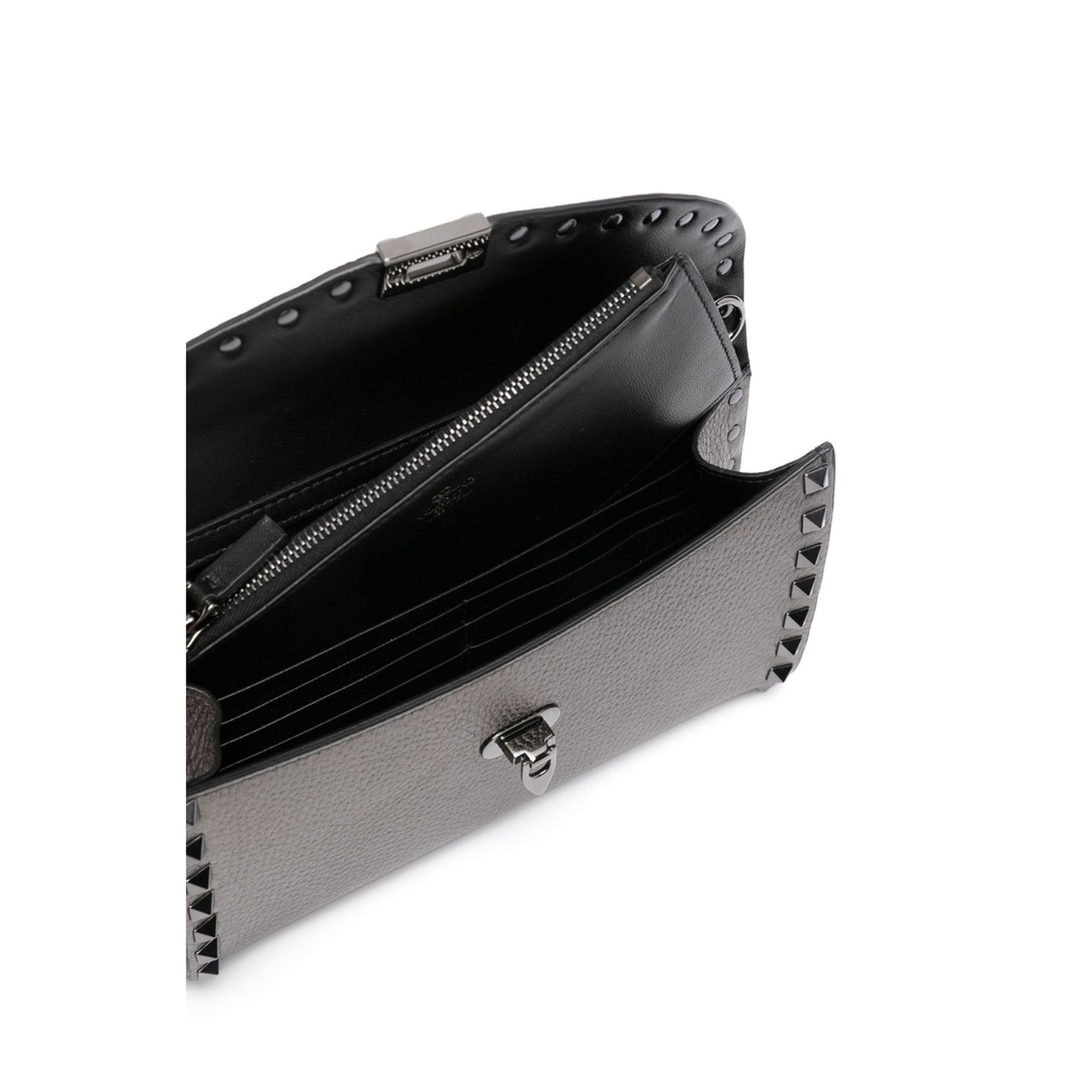 Leather Rockstud Mini Bag with Strap