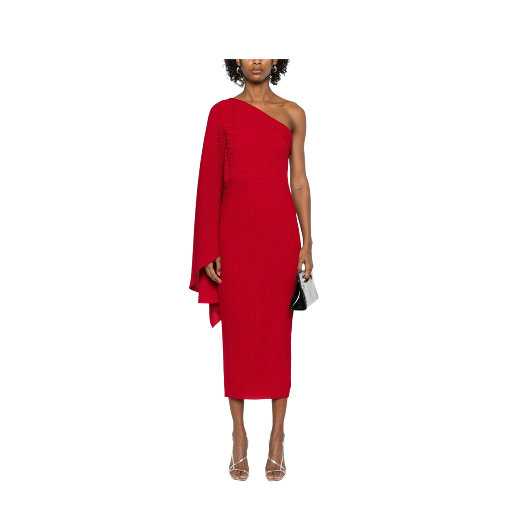 Red Lenna Midi Dress
