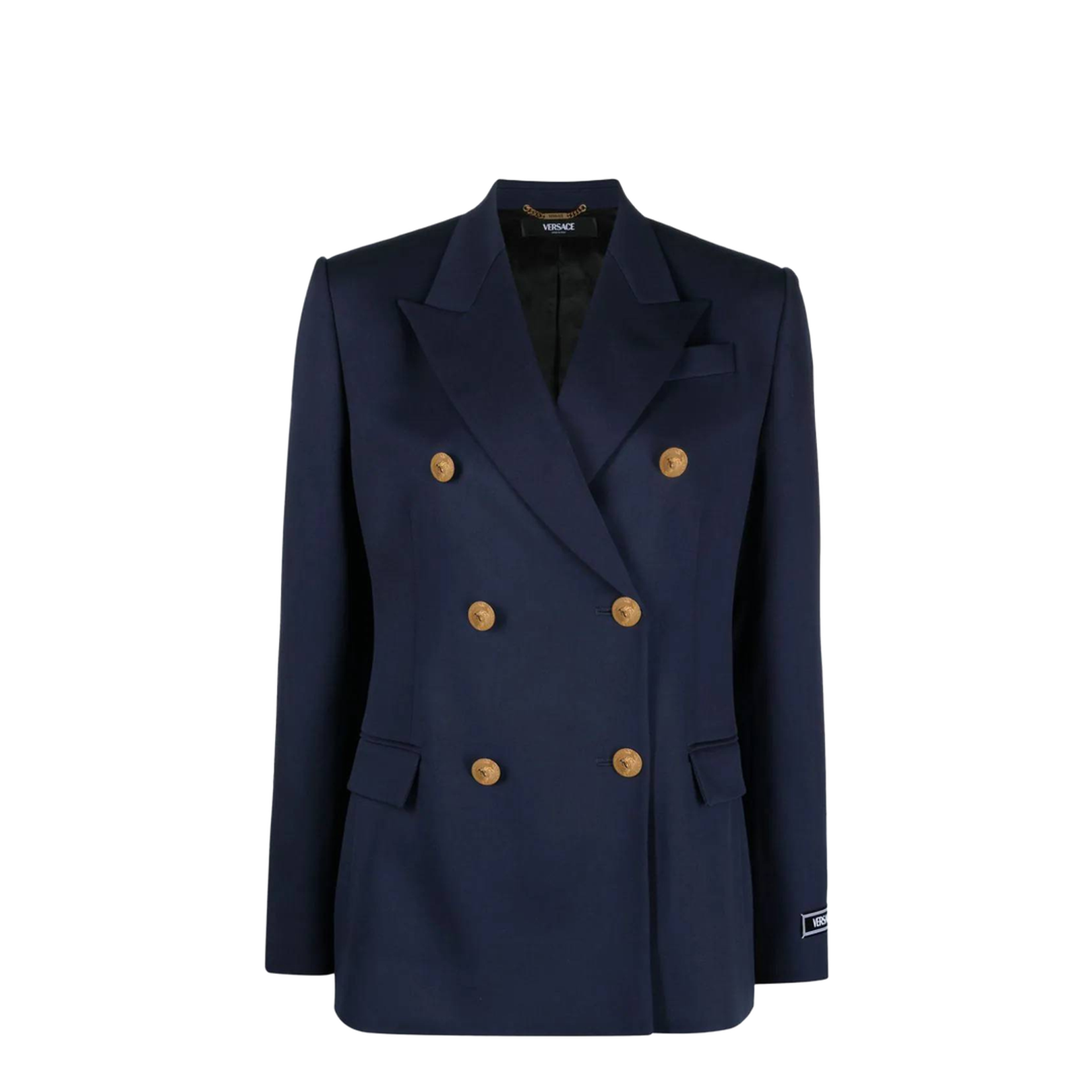 Double-Breasted Blazer Blue