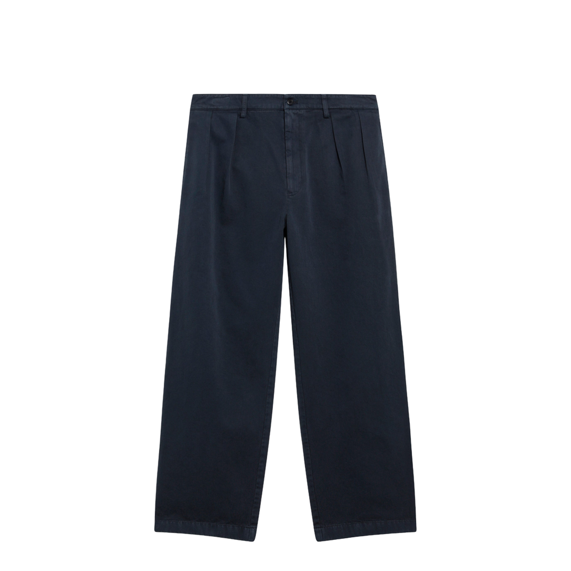 Blue Cotton Trousers