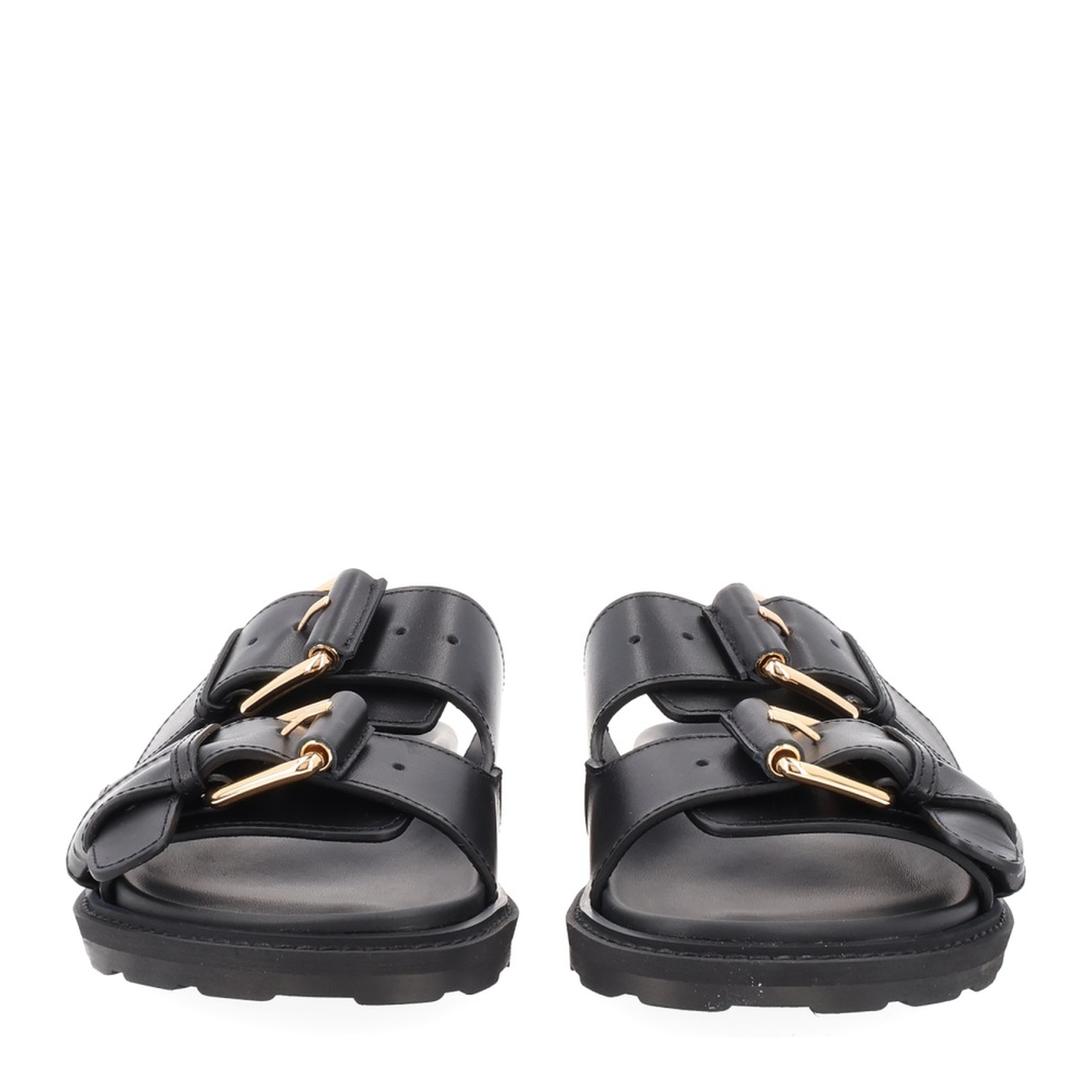 MAYFEYR - Moschino - Double Strap Sandals - MA28153G1OMF0000