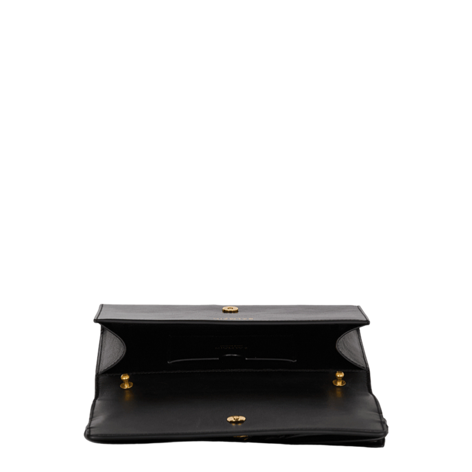 Crinkled Leather Wallet with Shuffle Chain