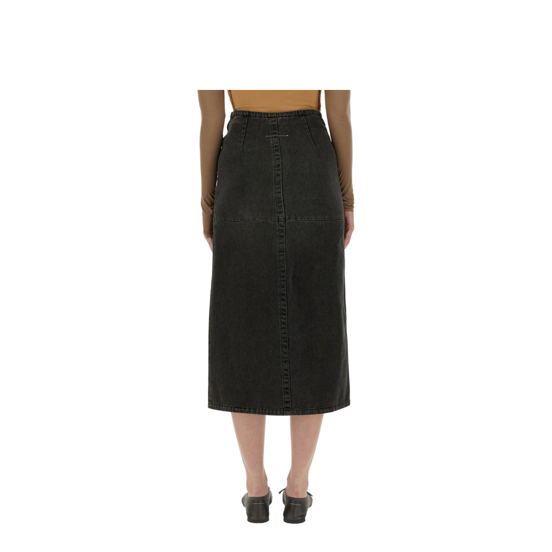 Long Denim Skirt