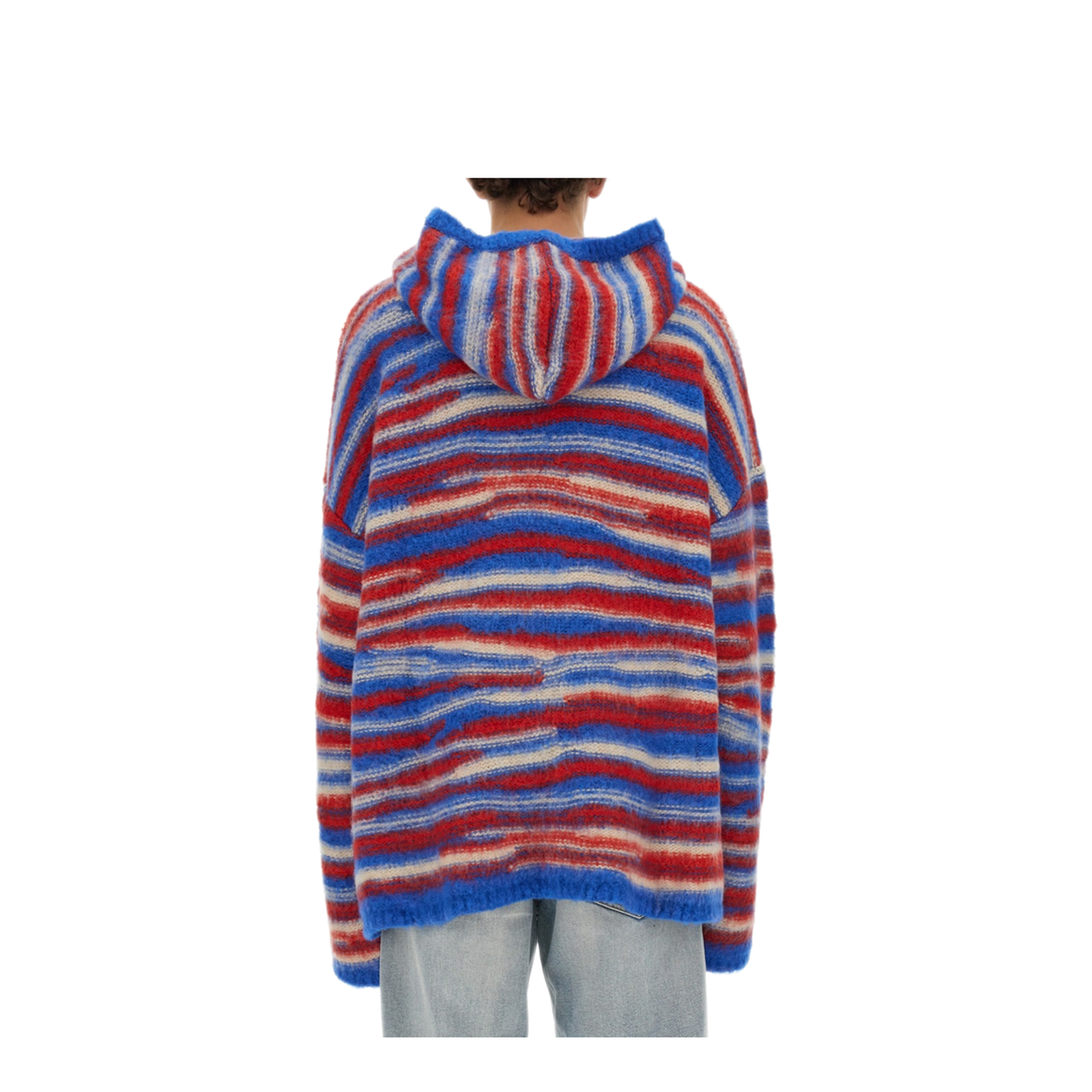 MAYFEYR - ERL - Hooded Shirt - ERL07N015REDBLUE