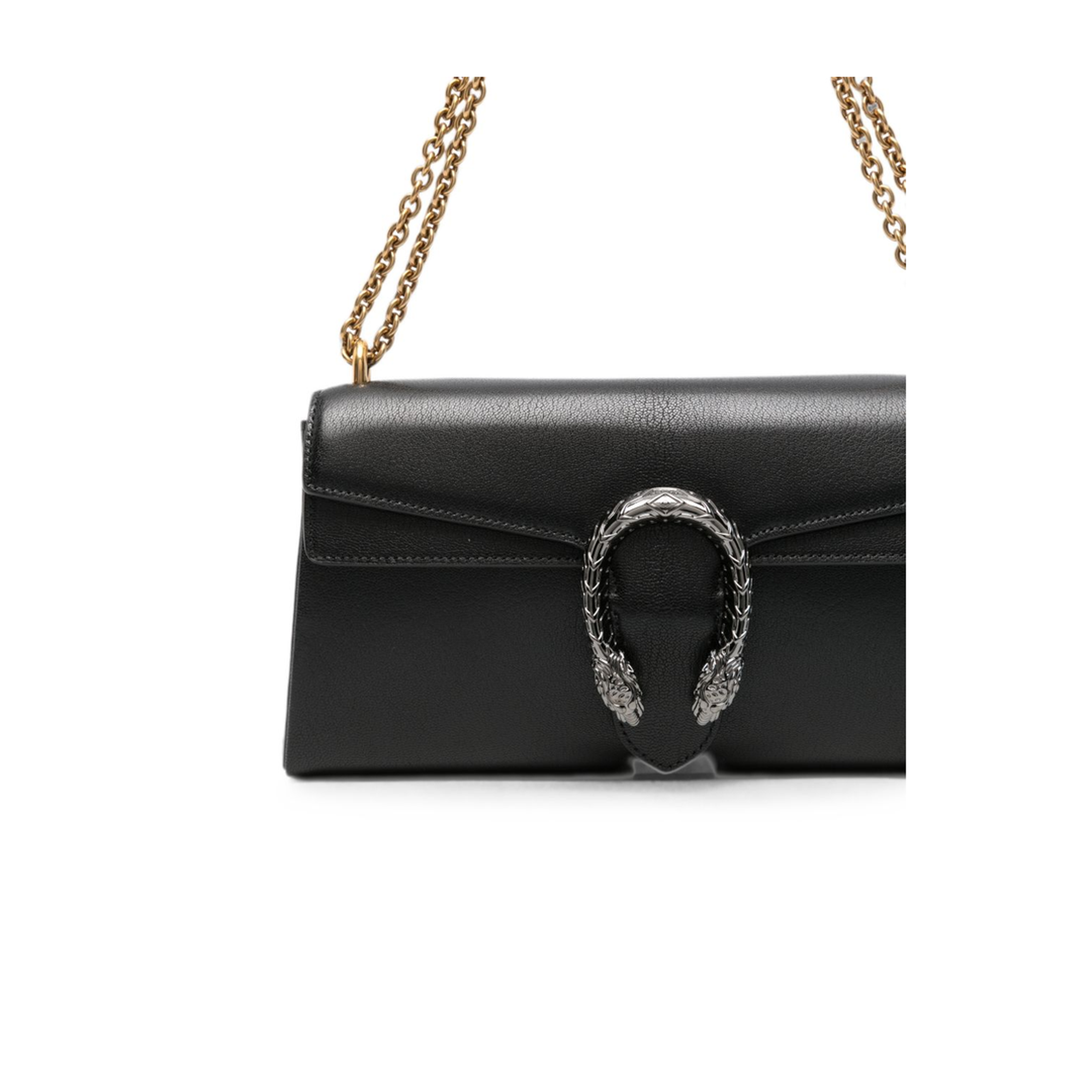 MAYFEYR - Gucci - Medium Shoulder Bag In Black Leather - 874735AAGA71000