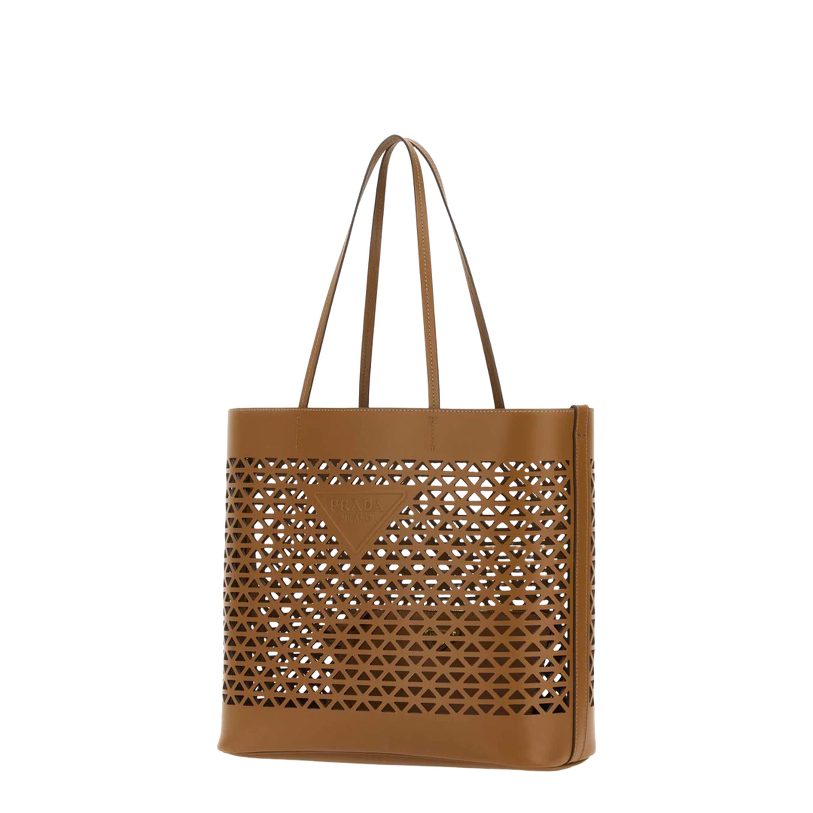 Caramel Leather Shopping Bag
