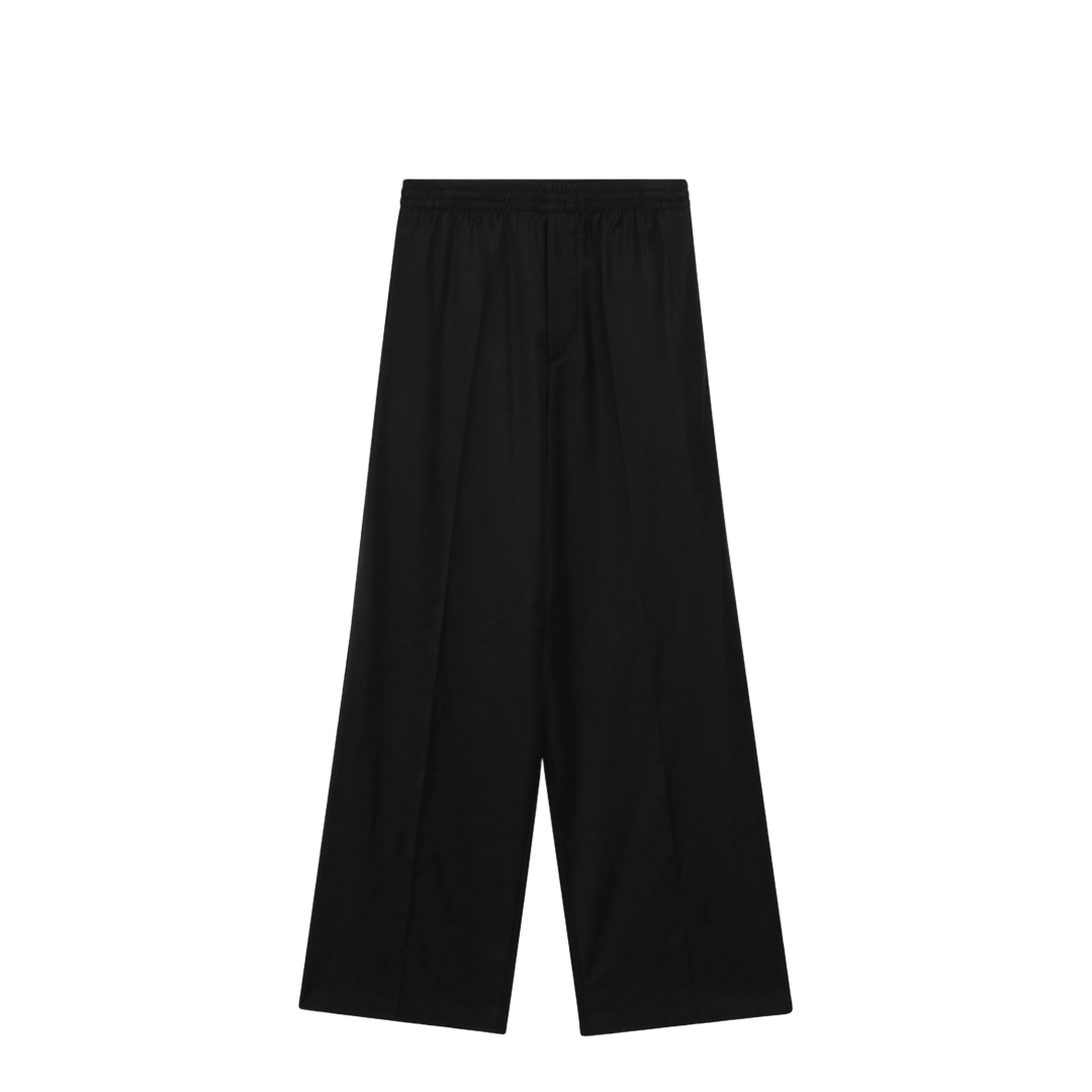 MAYFEYR - Balenciaga - Palazzo Trousers With Elastic Waist In Black Wool - 838868TJT351000