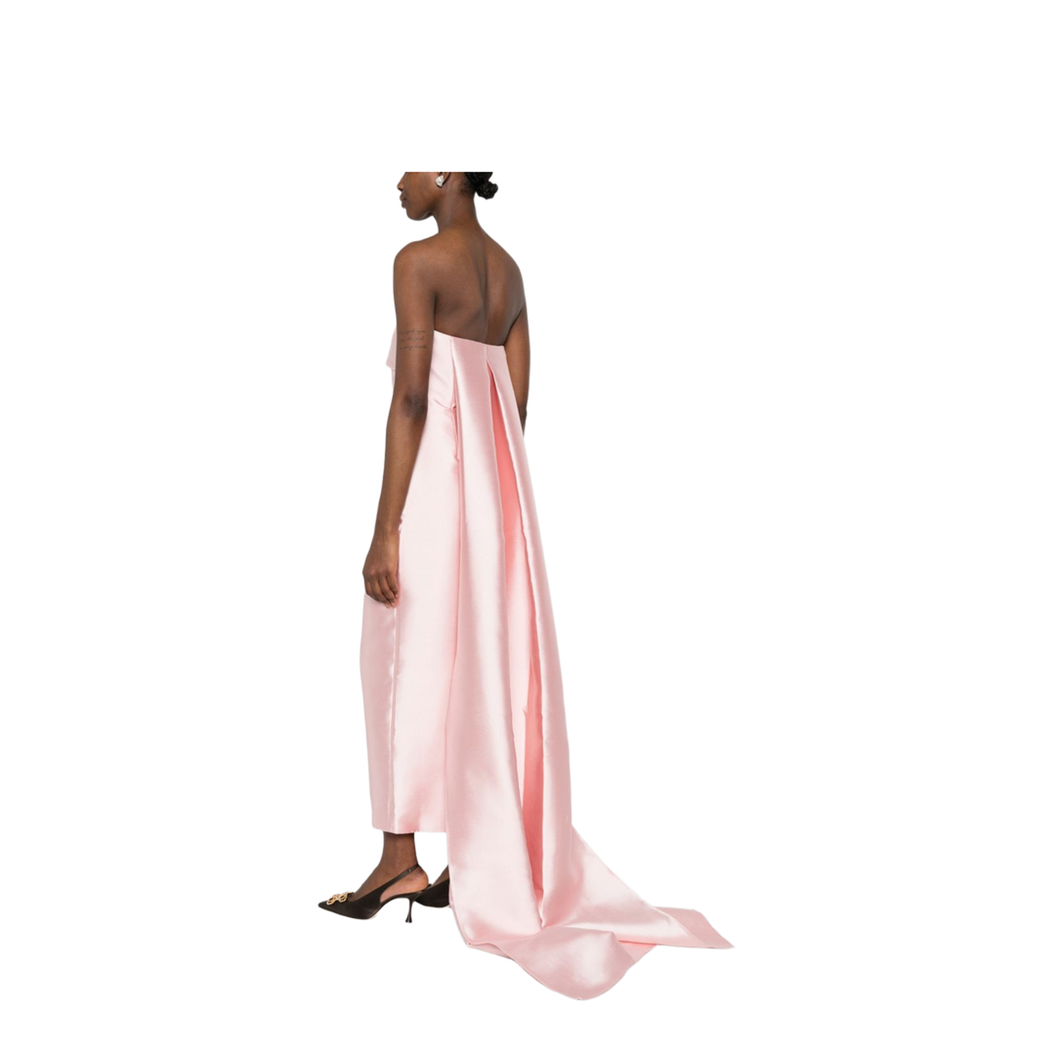 MAYFEYR - Solace London - Kiki Strapless Midi Dress - OS47047CAMELLIAPINK