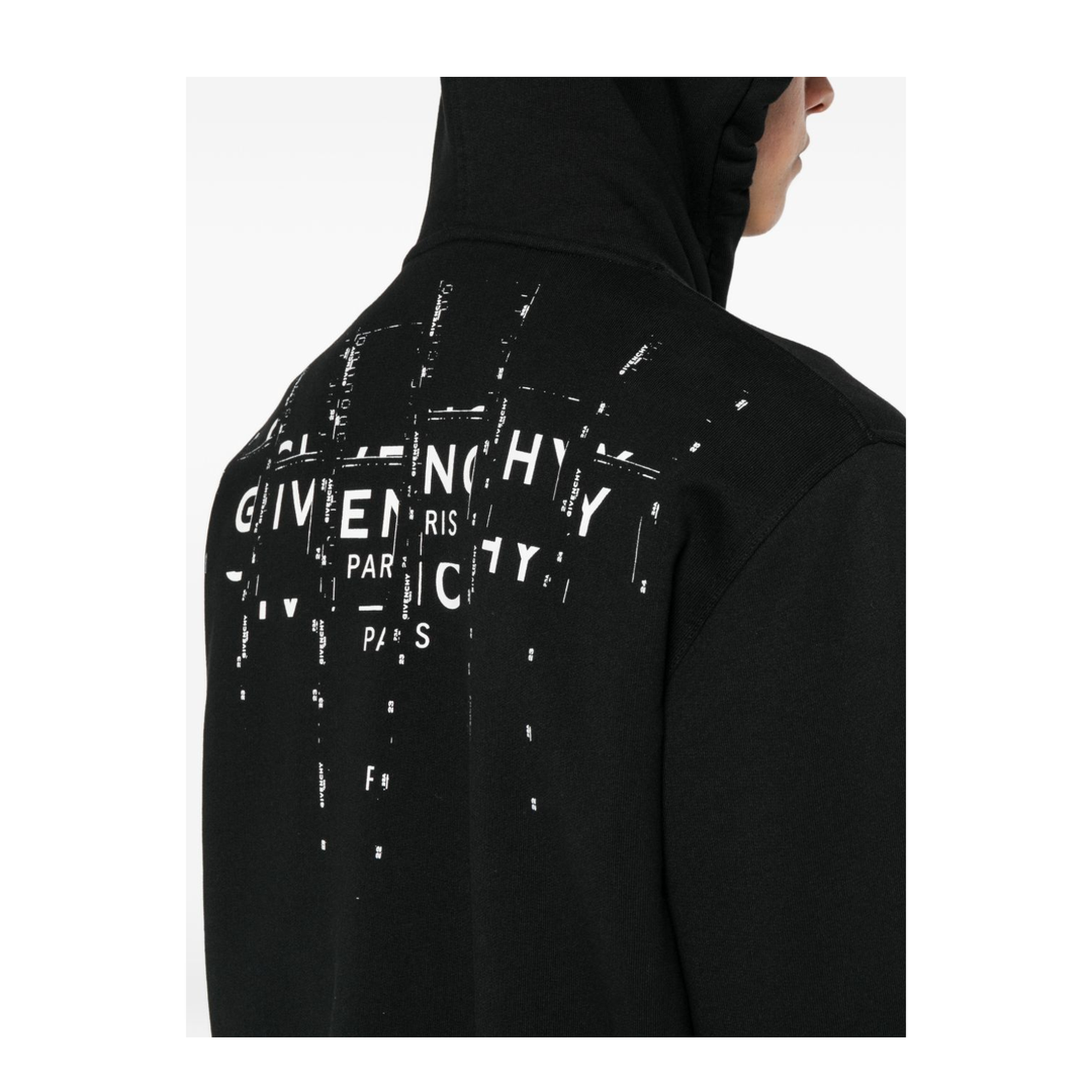 MAYFEYR - Givenchy - Hooded Cotton Sweatshirt In Black - BMJ0NJ3YU8001