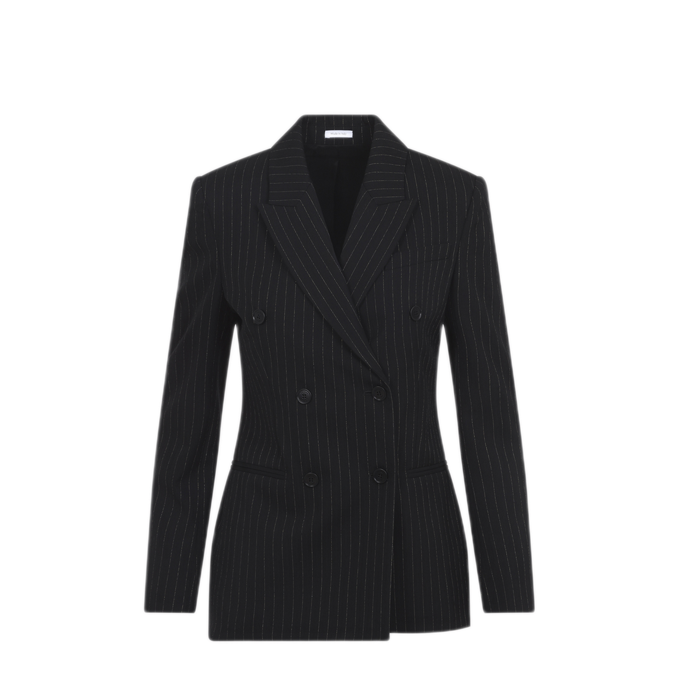 MAYFEYR - Alexander Mcqueen - Pinstripe Lurex Jacket - 857603QJAFX1389