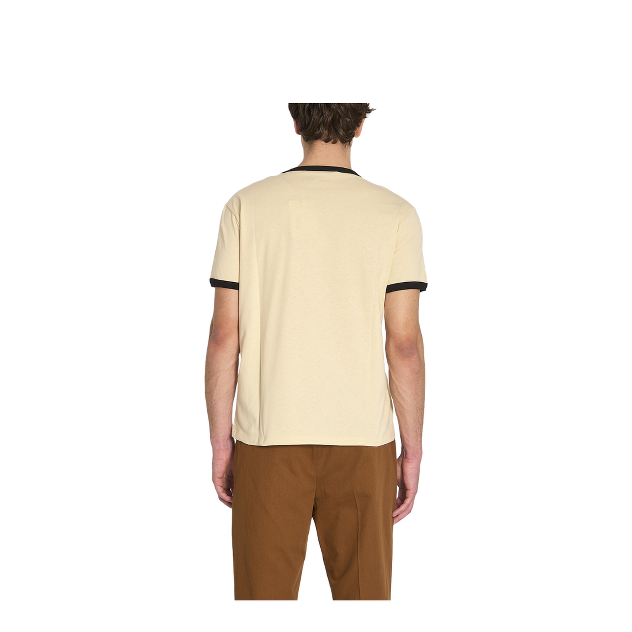 Beige Cotton T-Shirt