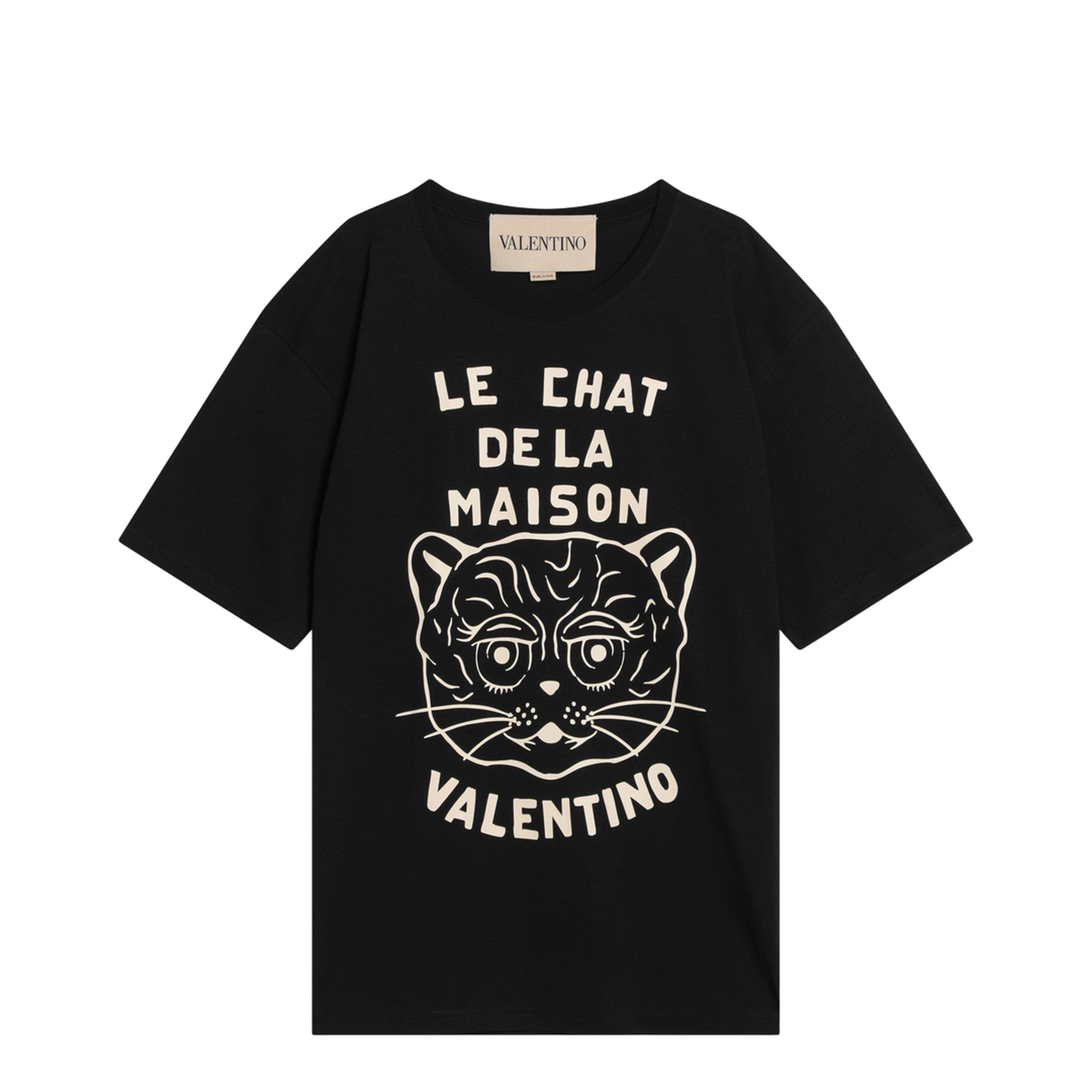 Black Cotton T-Shirt