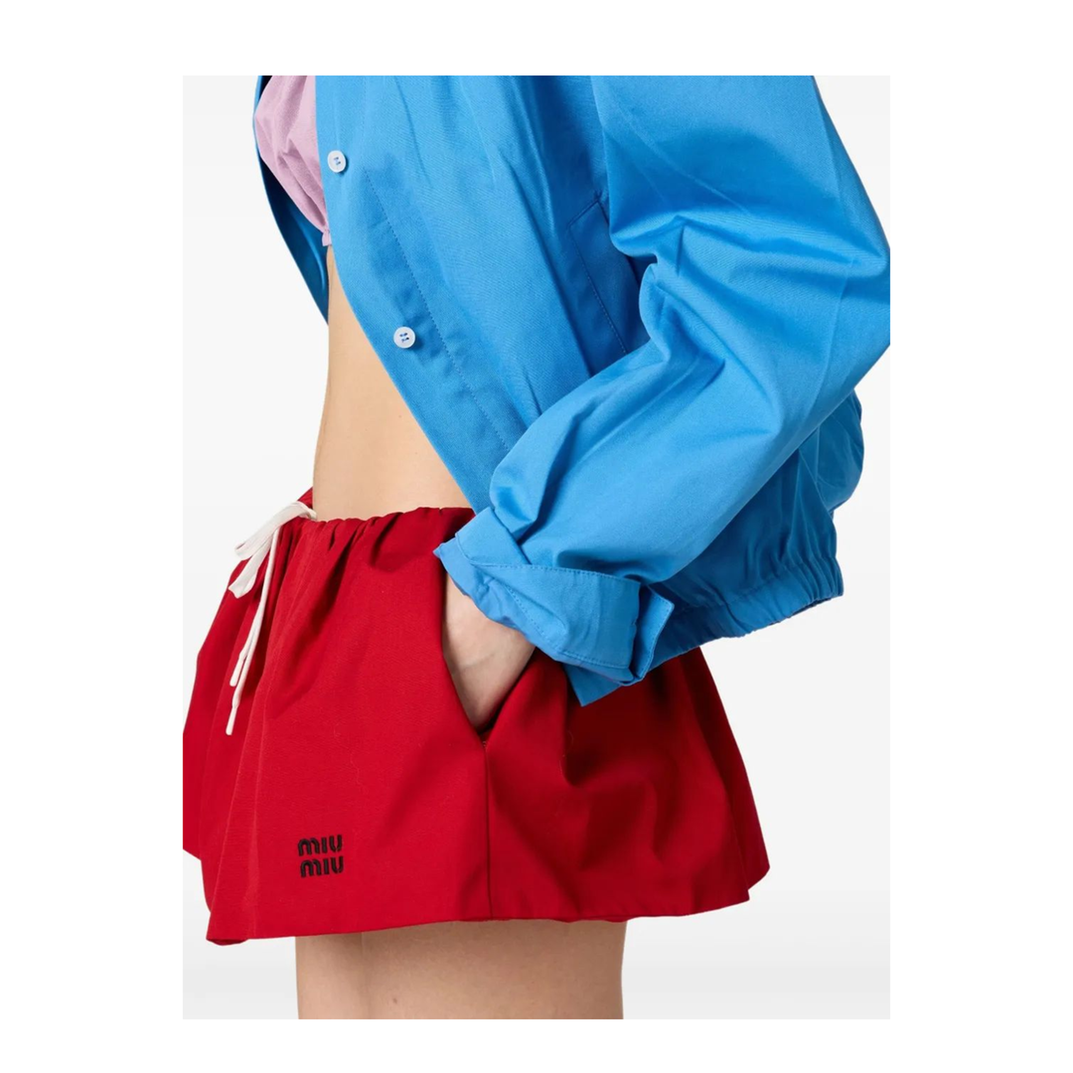 MAYFEYR - Miu Miu - Poplin Skirt - MG2200SOOO1BMSF0D56