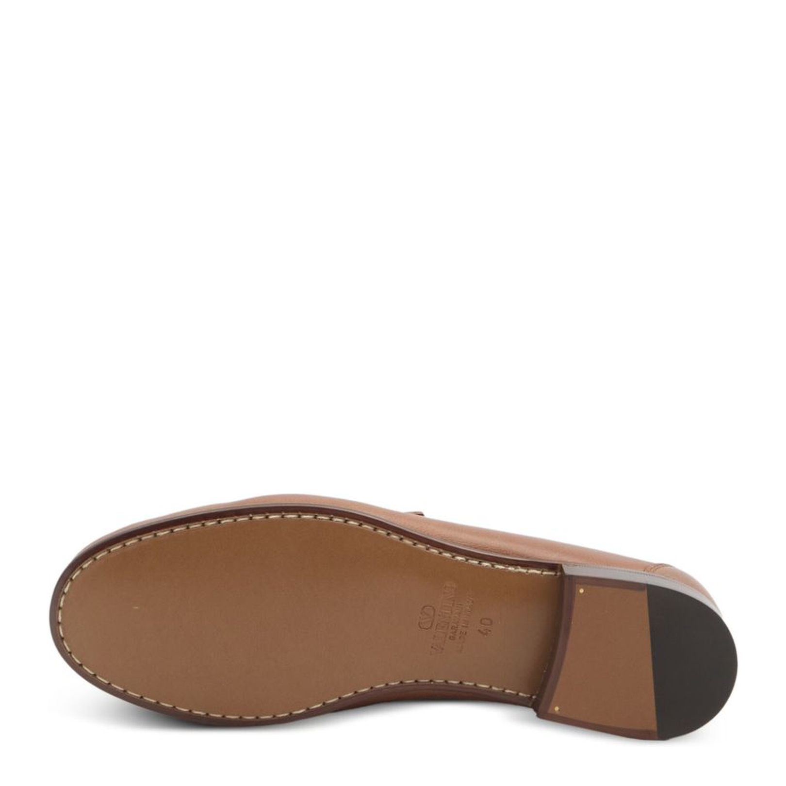 VLogo Signature Leather Loafers