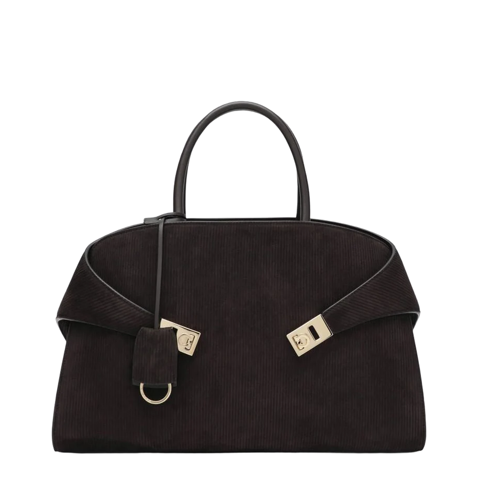 Hug Soft L Suede Shoulder Bag