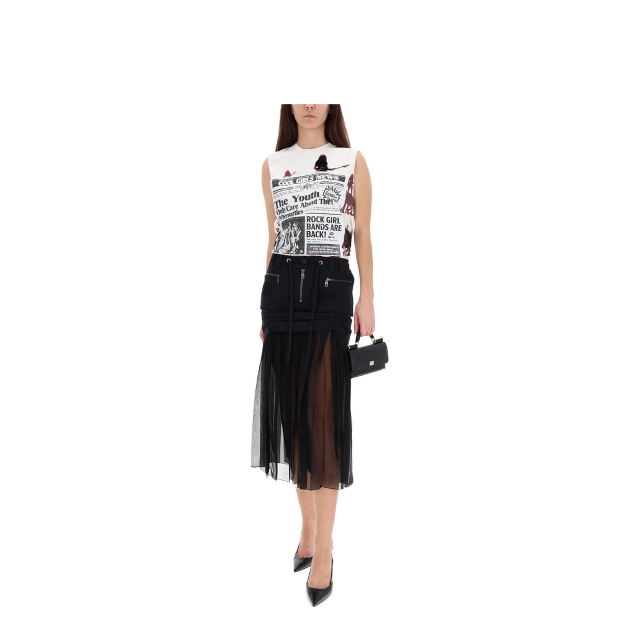 Printed Jersey Top