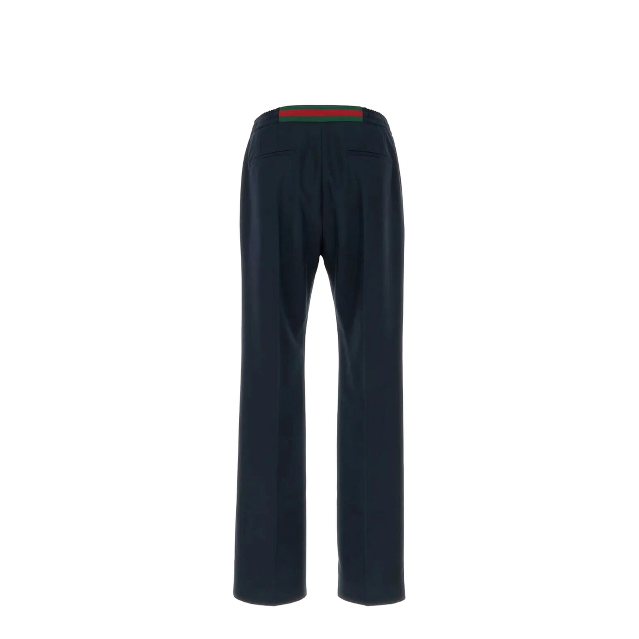 Technical Panama Sportswear Trousers in Dark Blue