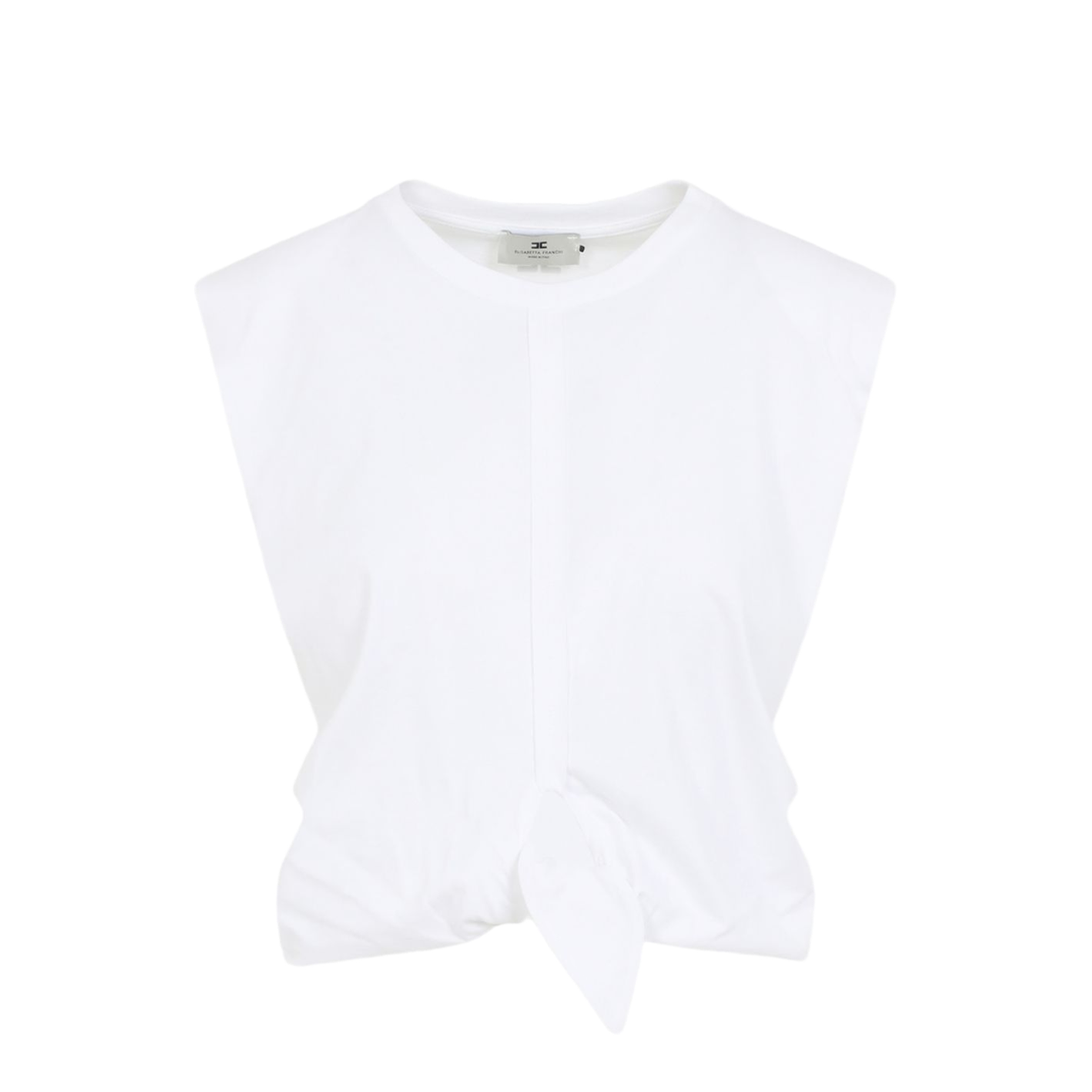 MAYFEYR - Elisabetta Franchi - Top White - MA01161E2270