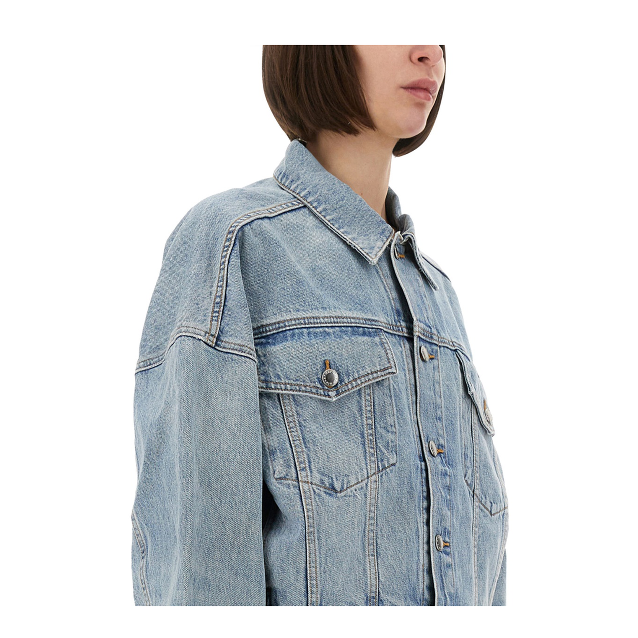 MAYFEYR - Alexander Wang - Denim Clip-On Trucker Jacket - 4DC3252777470C