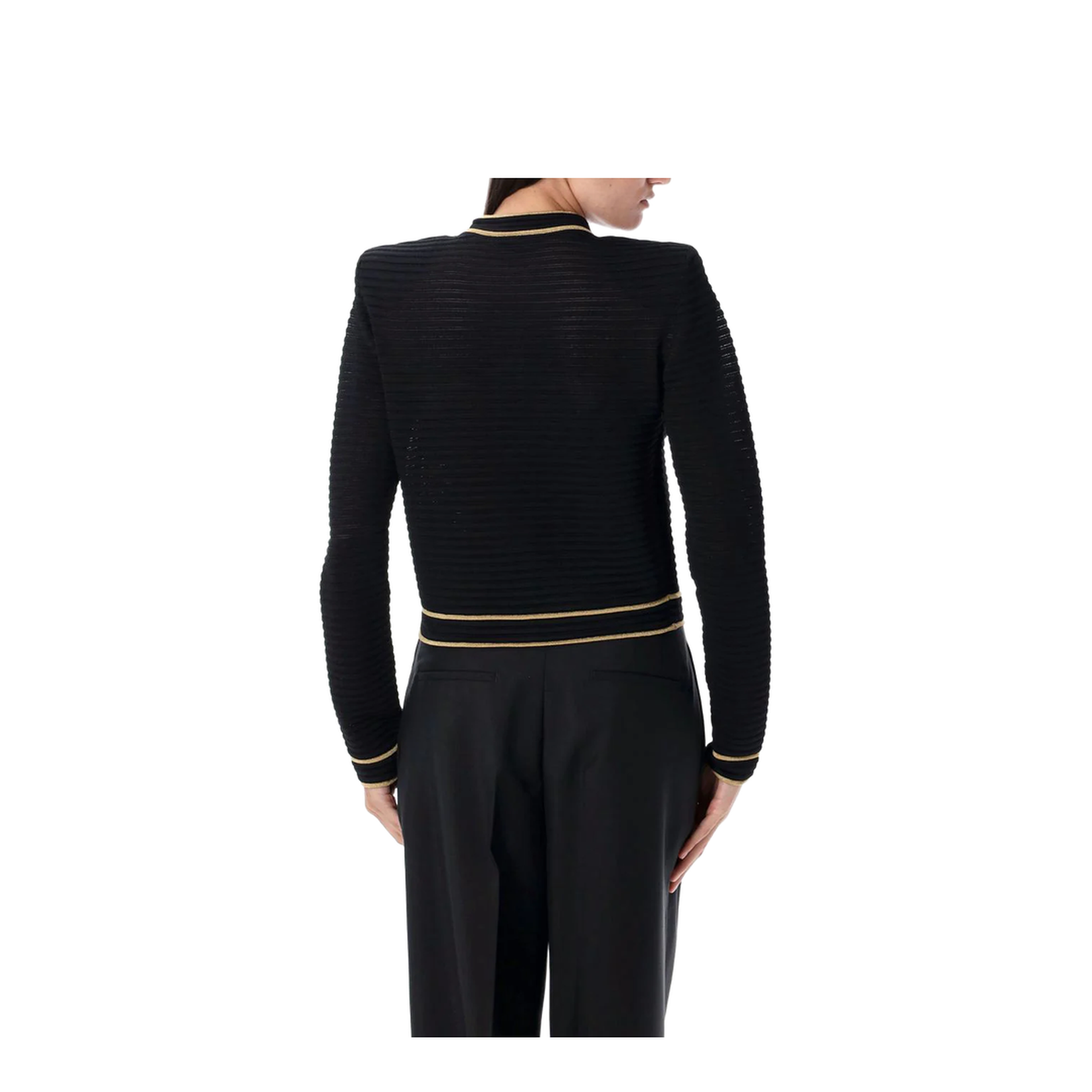 Long Sleeves Buttoned Knit Cardigan