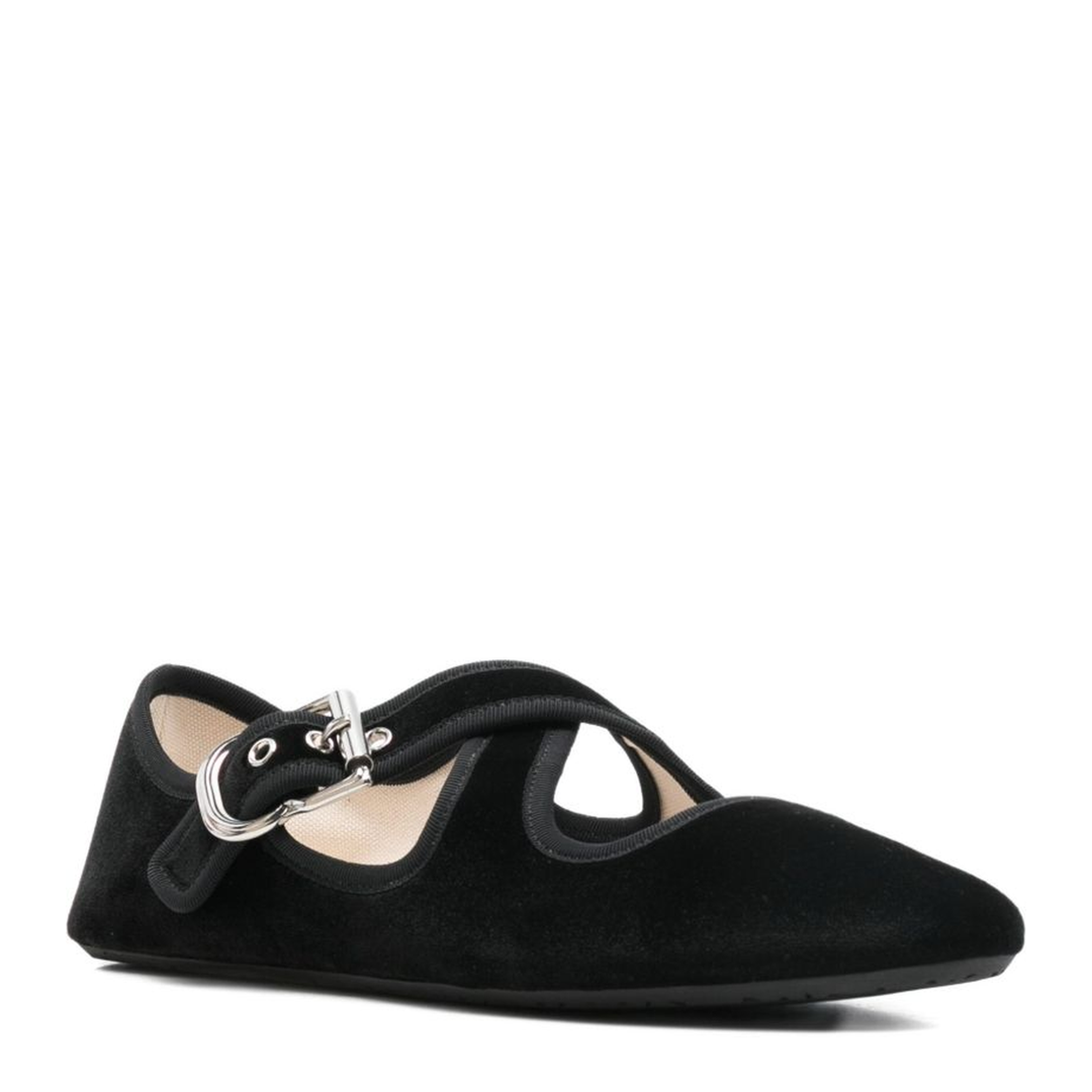 Rafia ballet flats