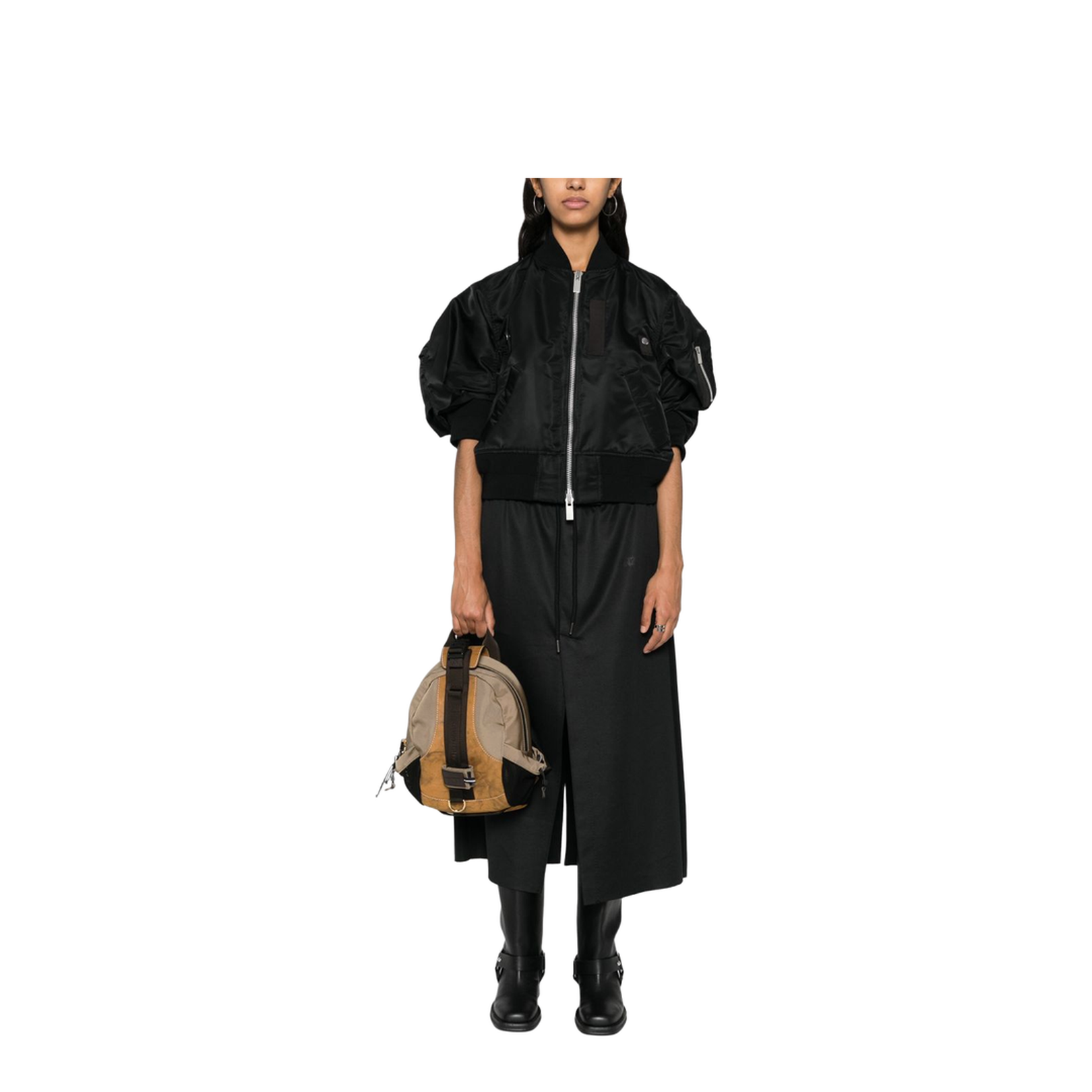 Nylon Bomber Jacket