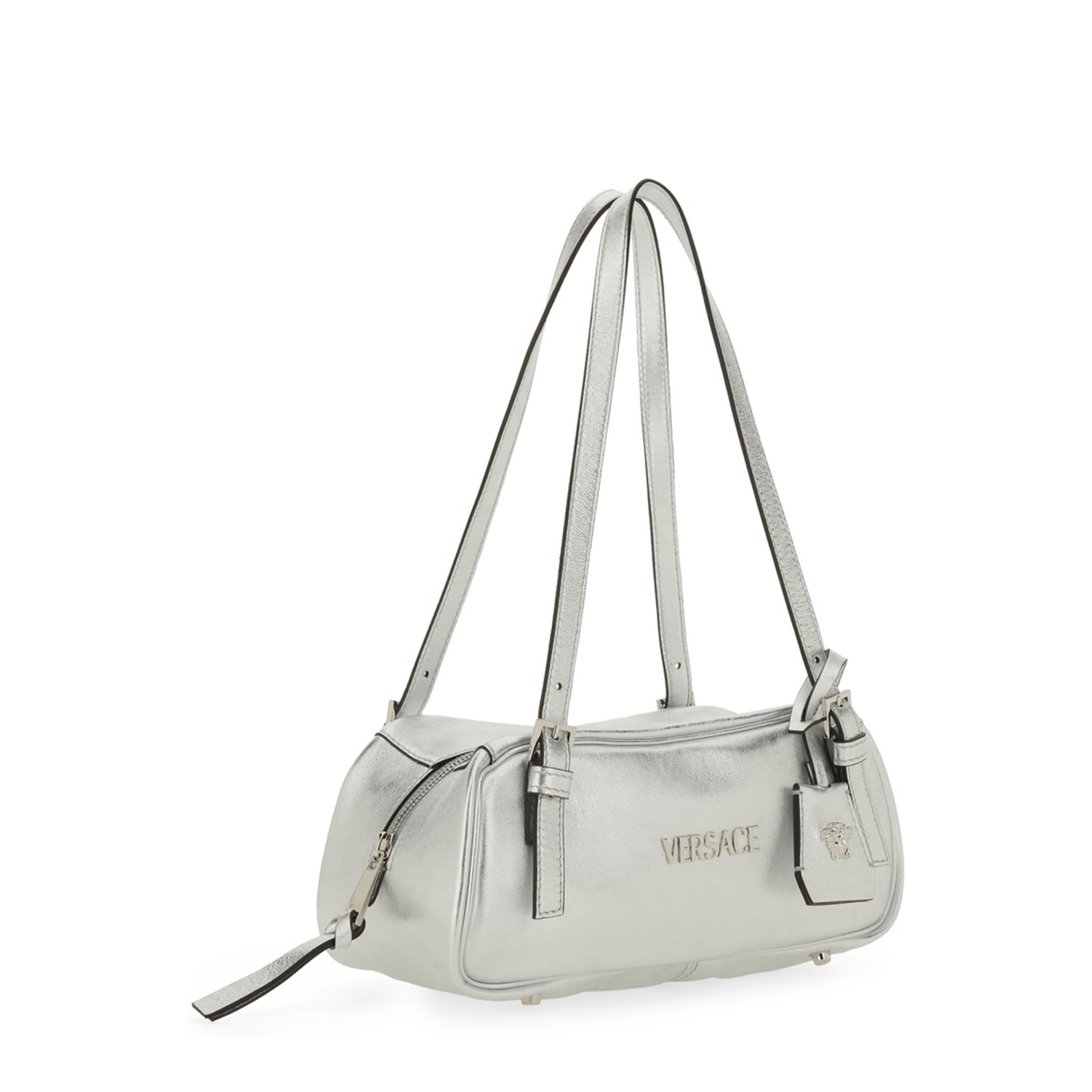 Bowling Tag Shoulder Bag Silver