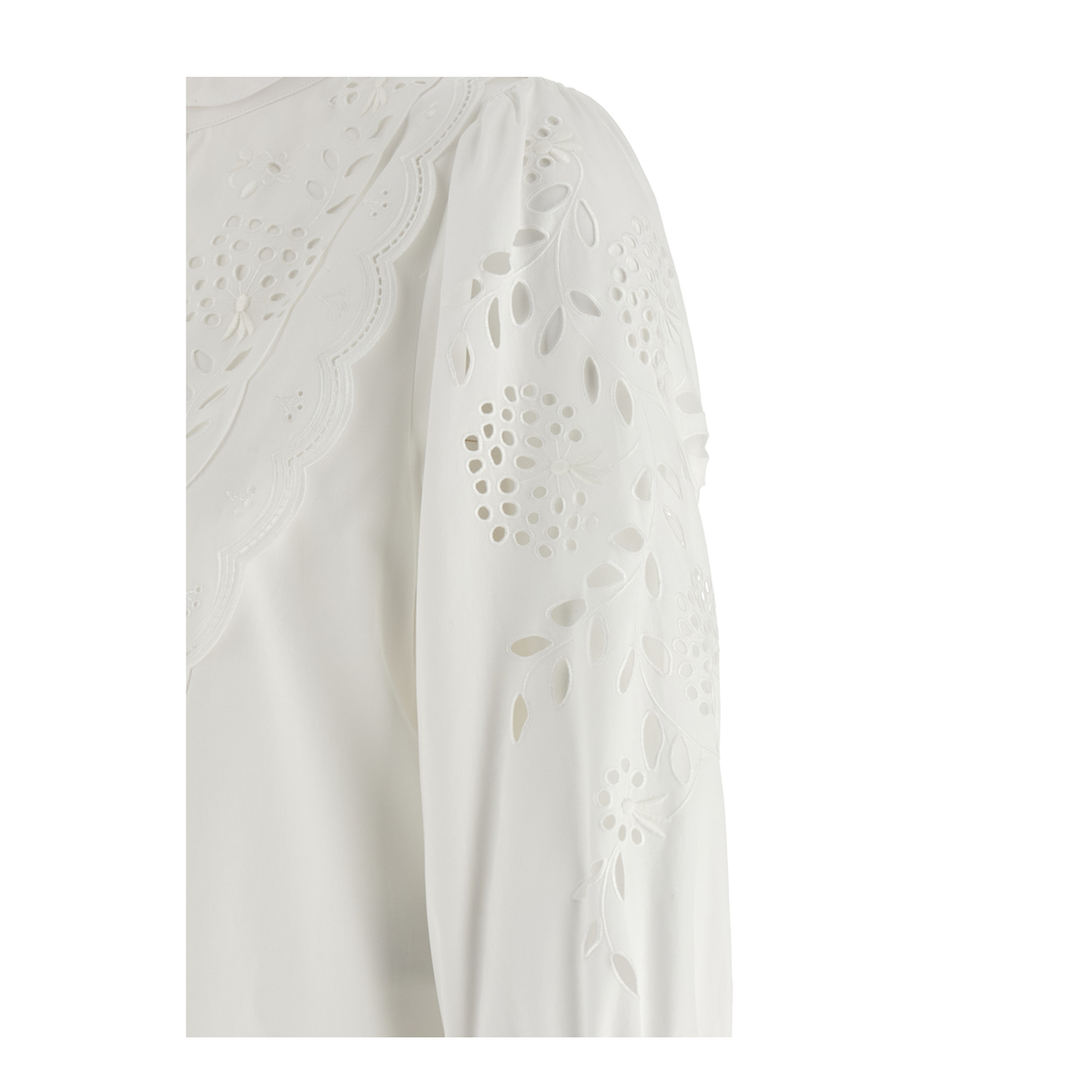 Shirt embroidered Sangallo