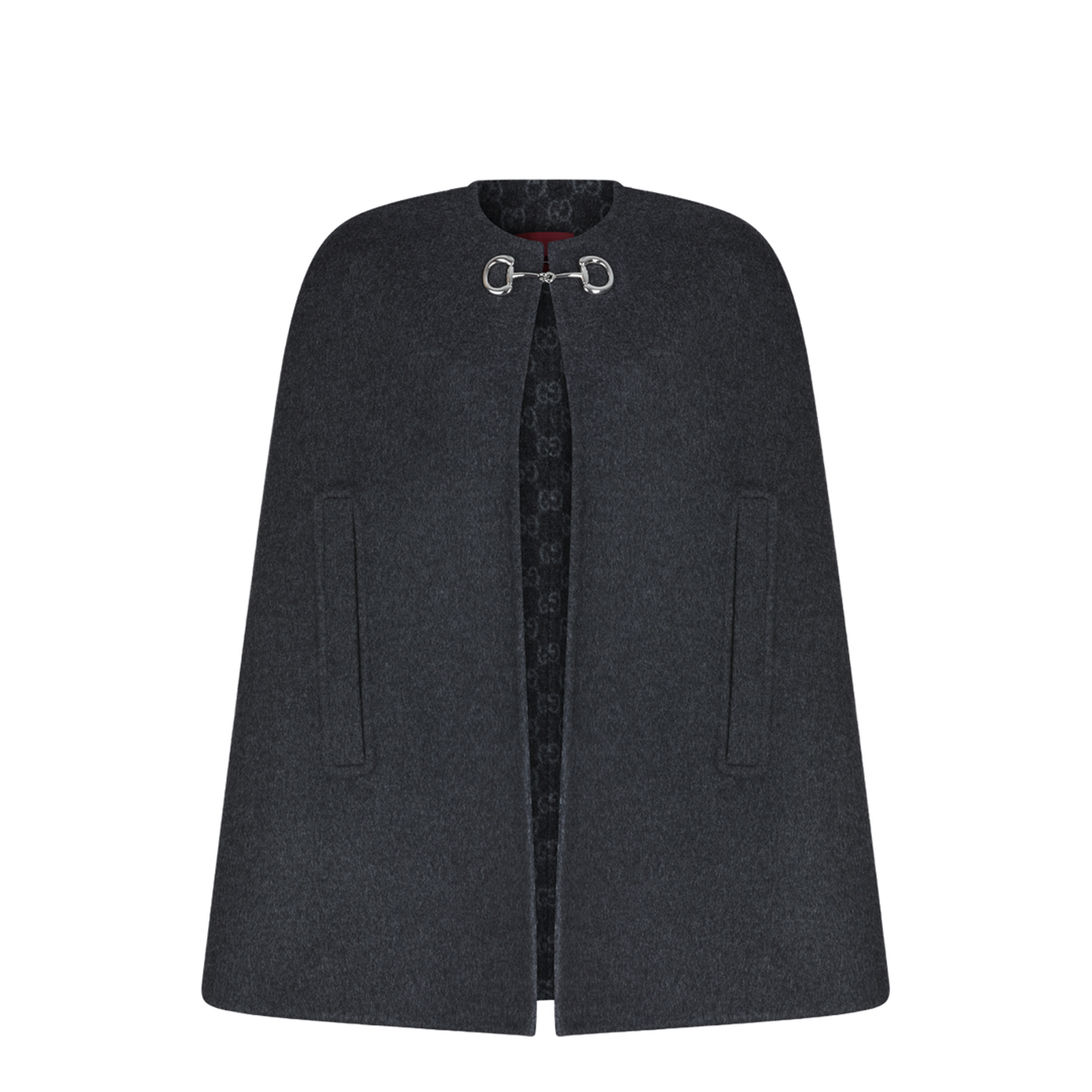 Wool and Silk Cape with Clamp