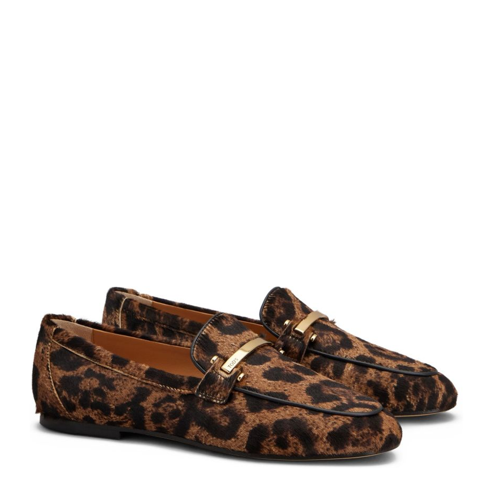 Loafers in Pony Effect Leather