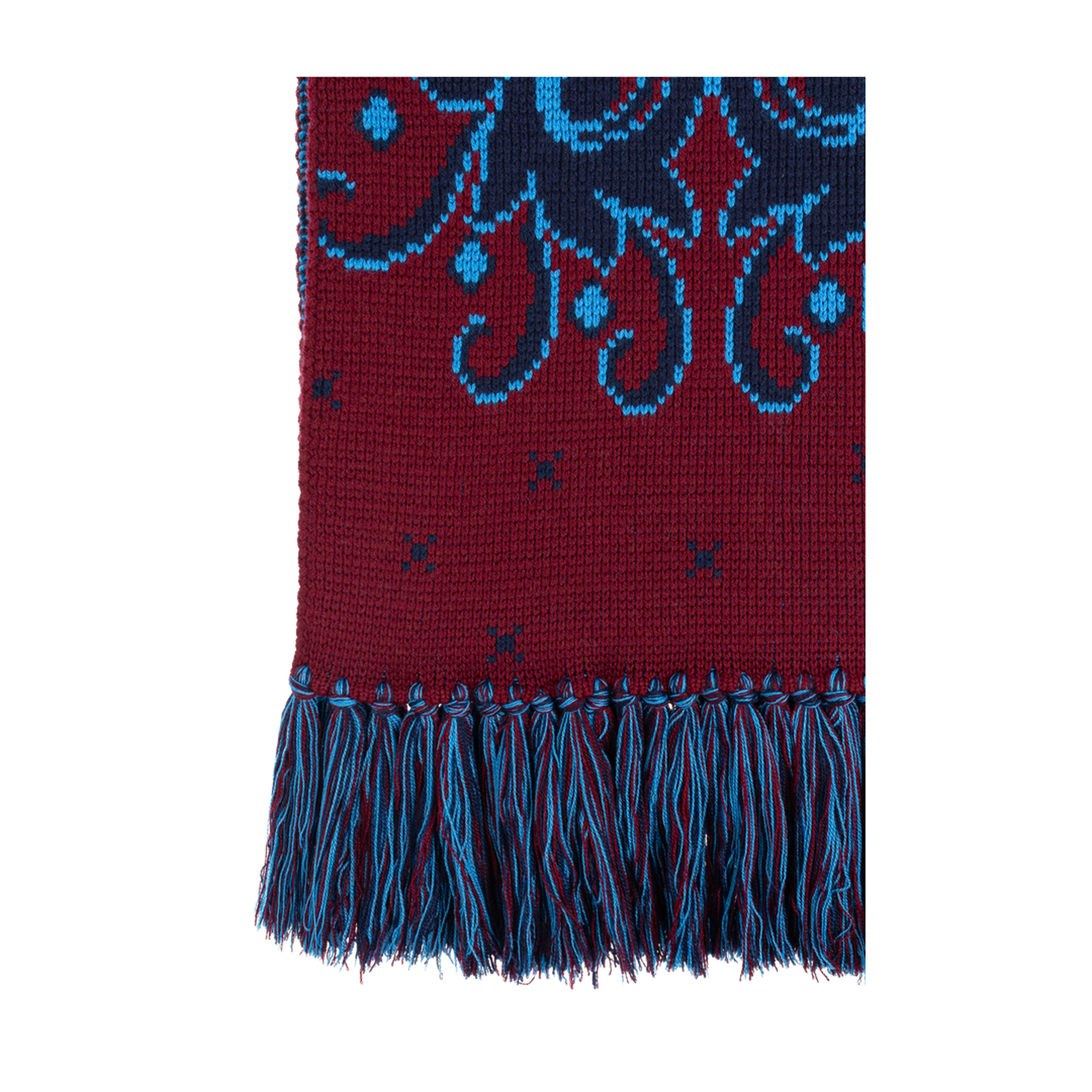 Jacquard Scarf Fringes