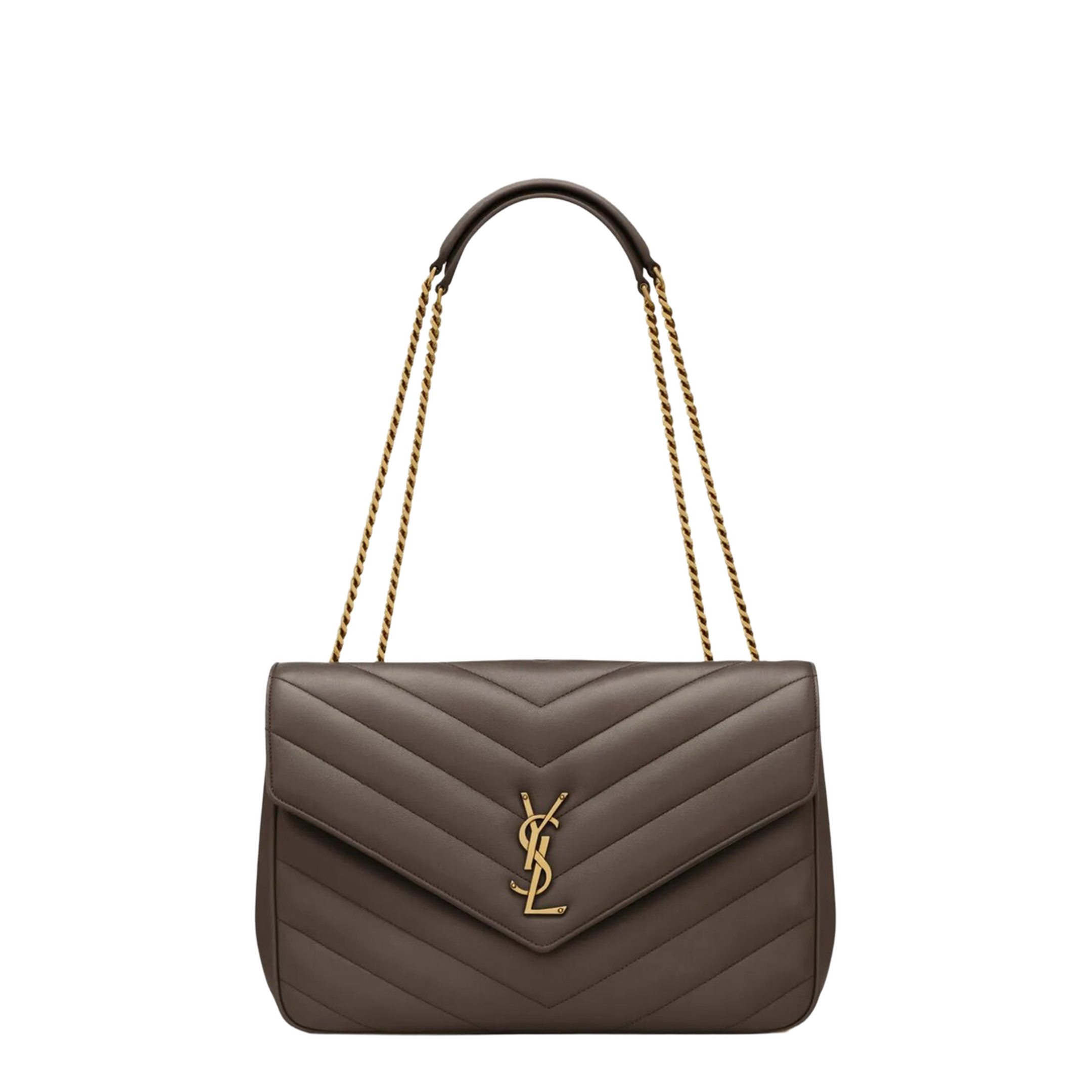 LOULOU large in MATELASSÉ lambskin