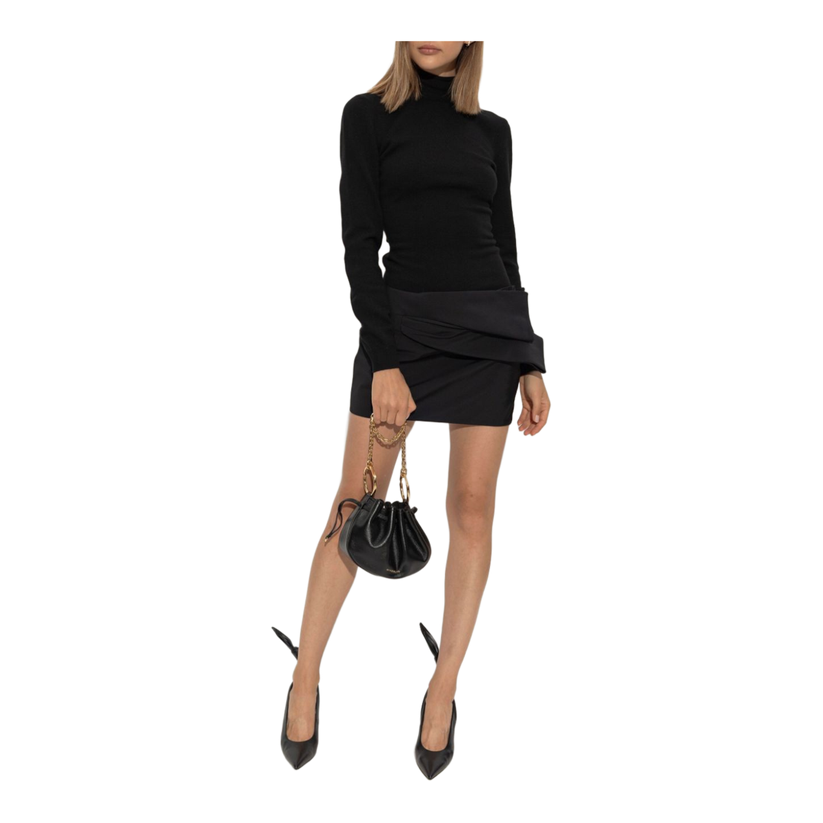Elegant Black Slingback Pumps