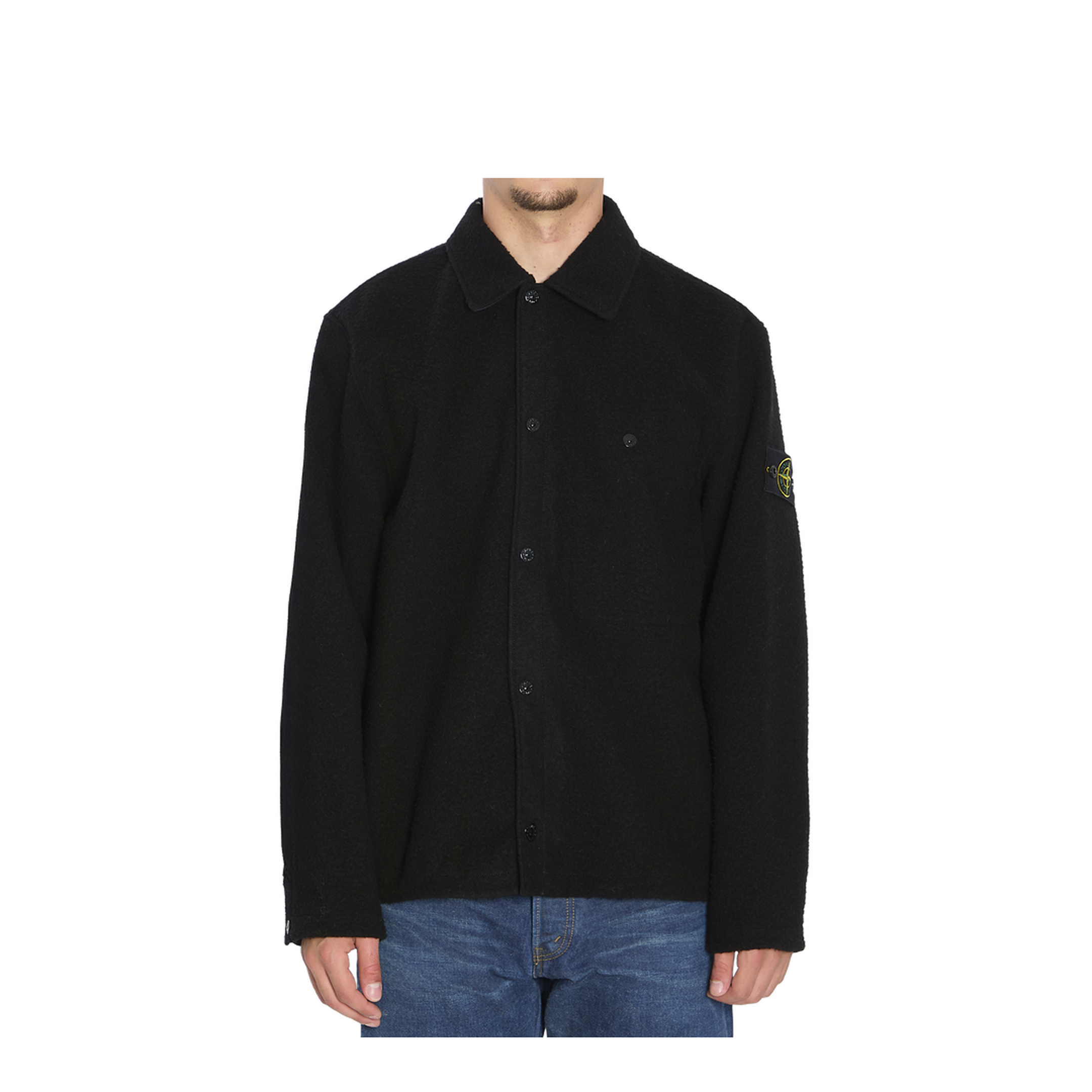 Overshirt in Wool Blend