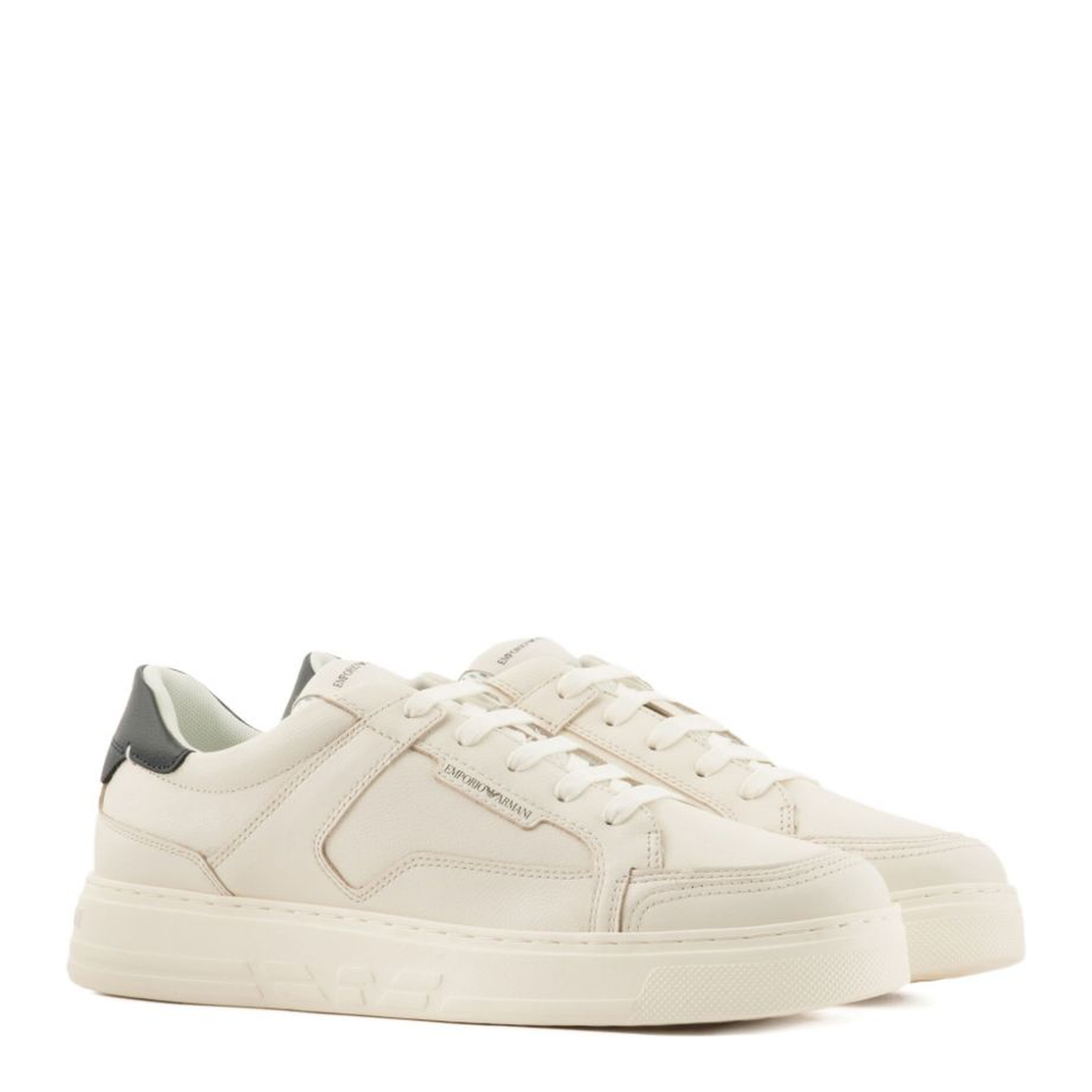 Leather Panelled Sneakers