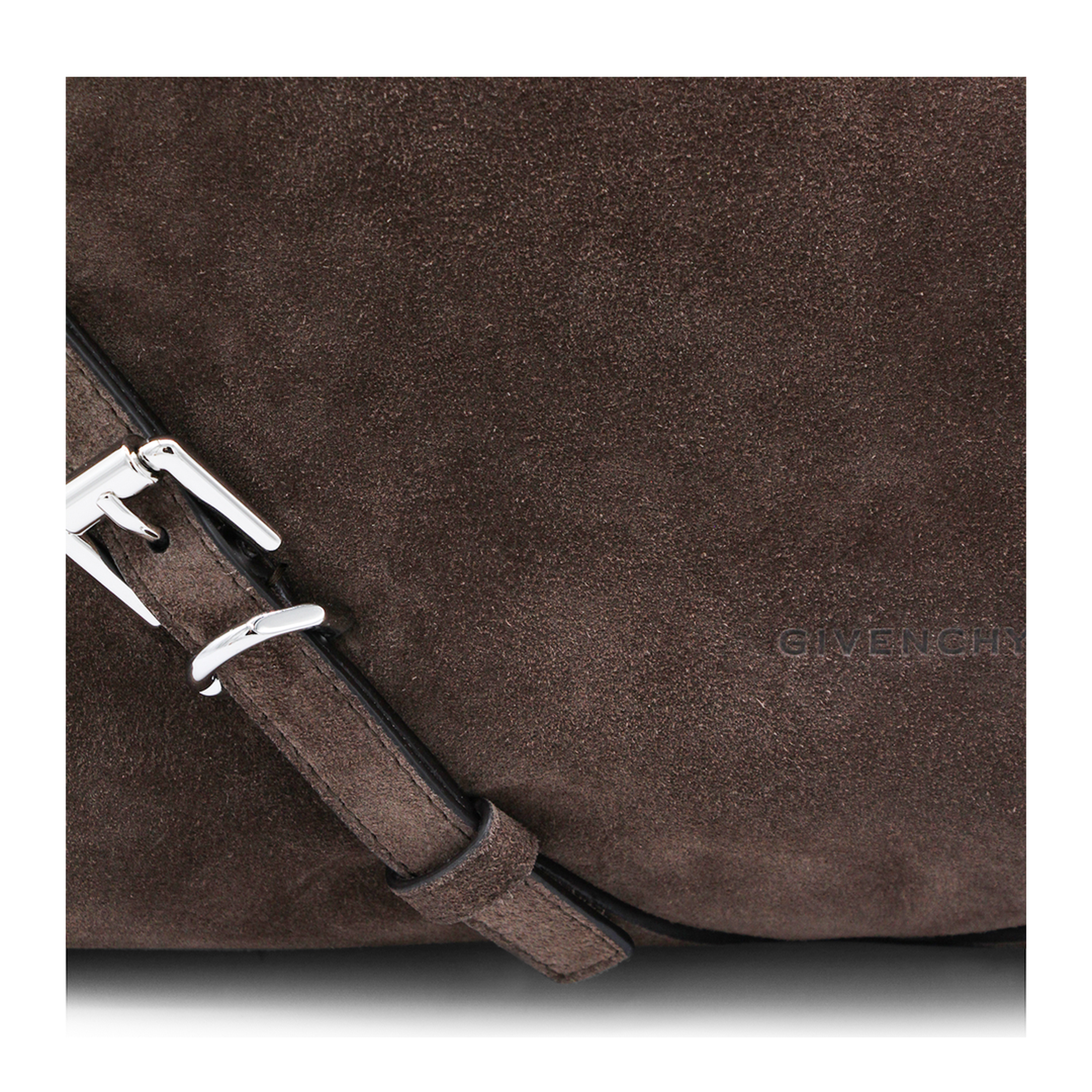 Medium Voyou Shoulder Bag Ebony Brown